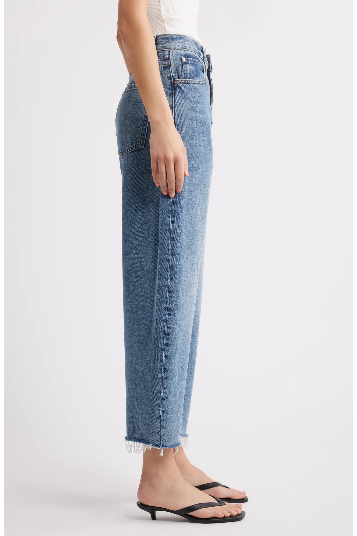 Frame Bubble Crop Knockout Raw Fray size 29
