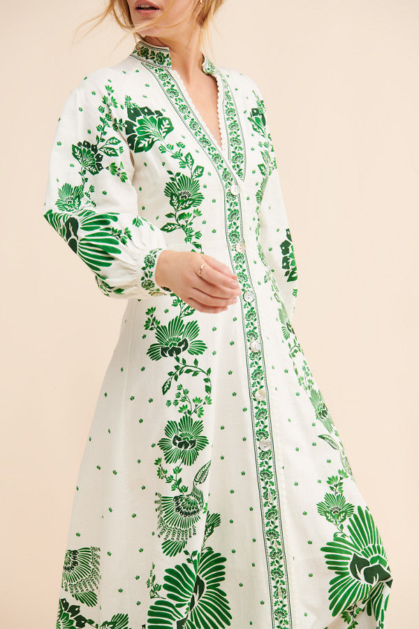 Farm Rio Forest Soul Maxi Dress size XXS