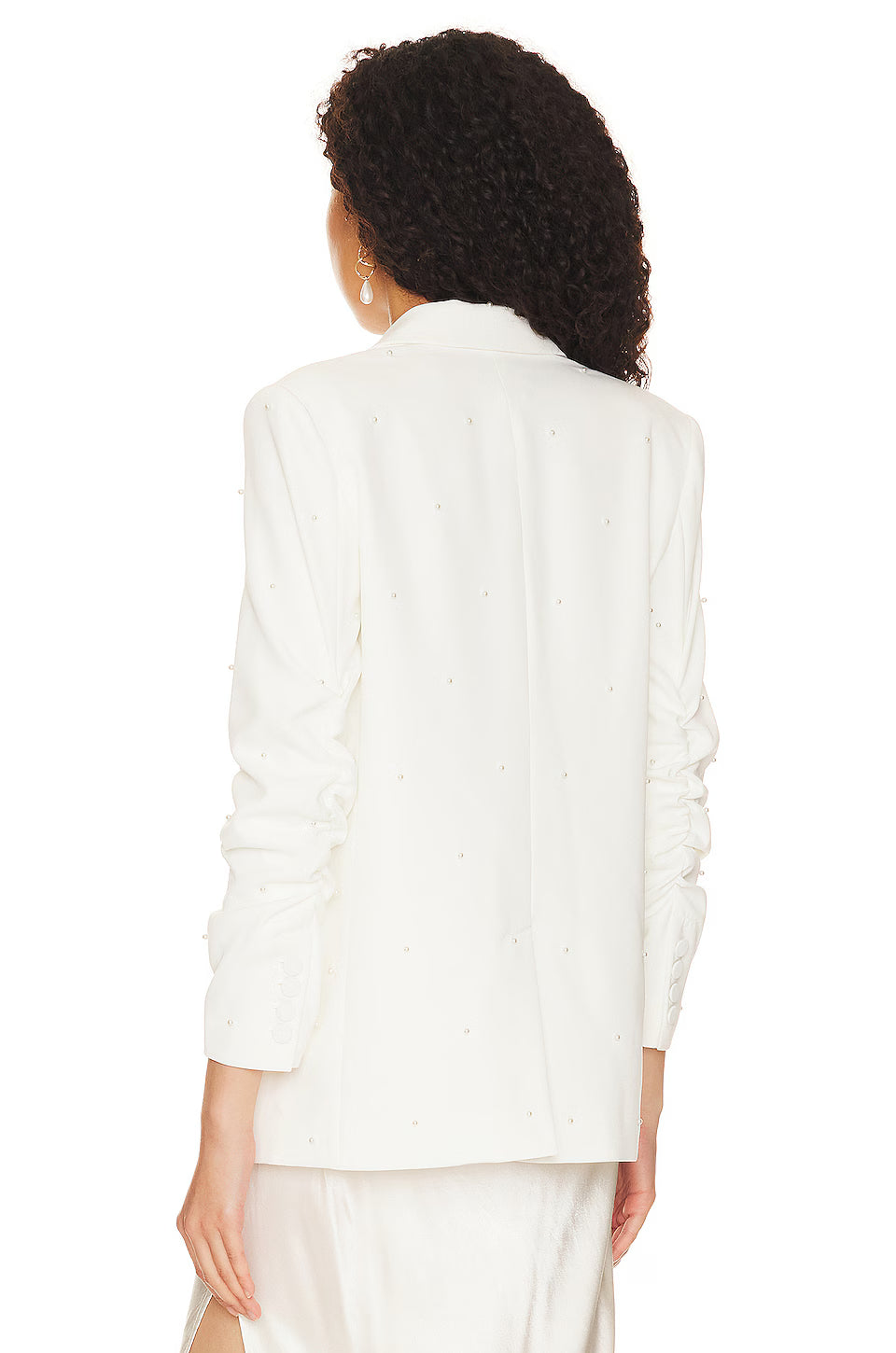 Generation Love Nadia Pearl Blazer in White size S