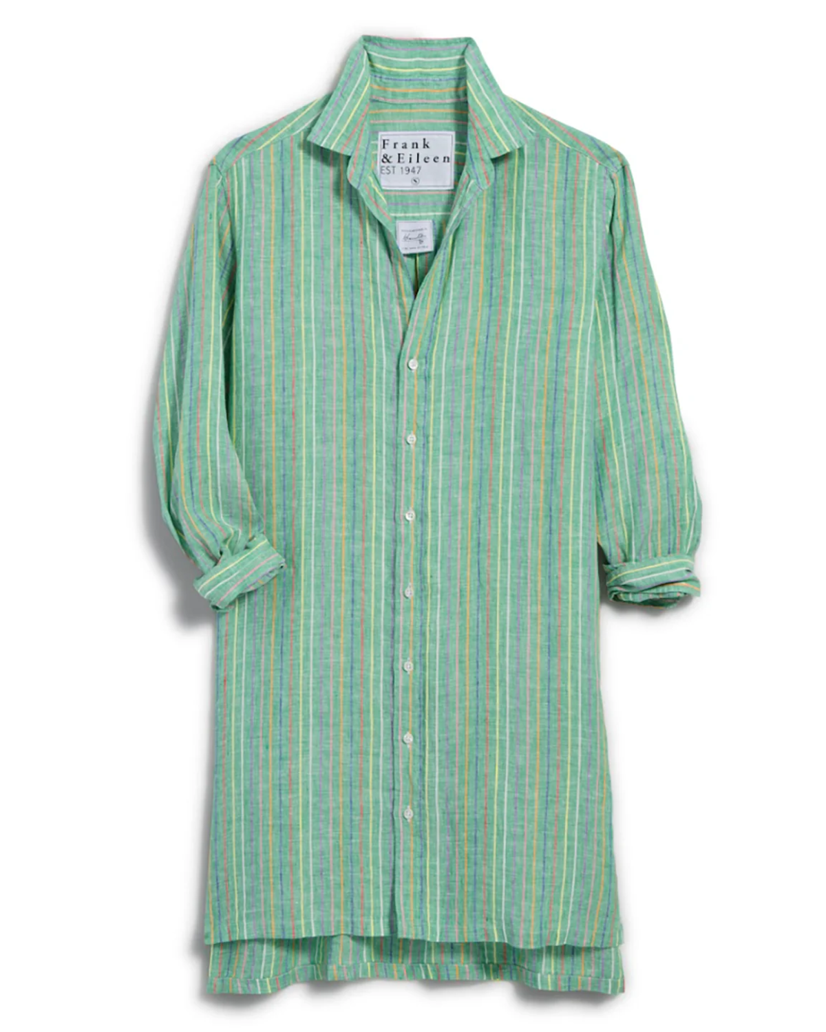 Frank & Eileen Hunter Step-Hen Linen Shirtdress size M