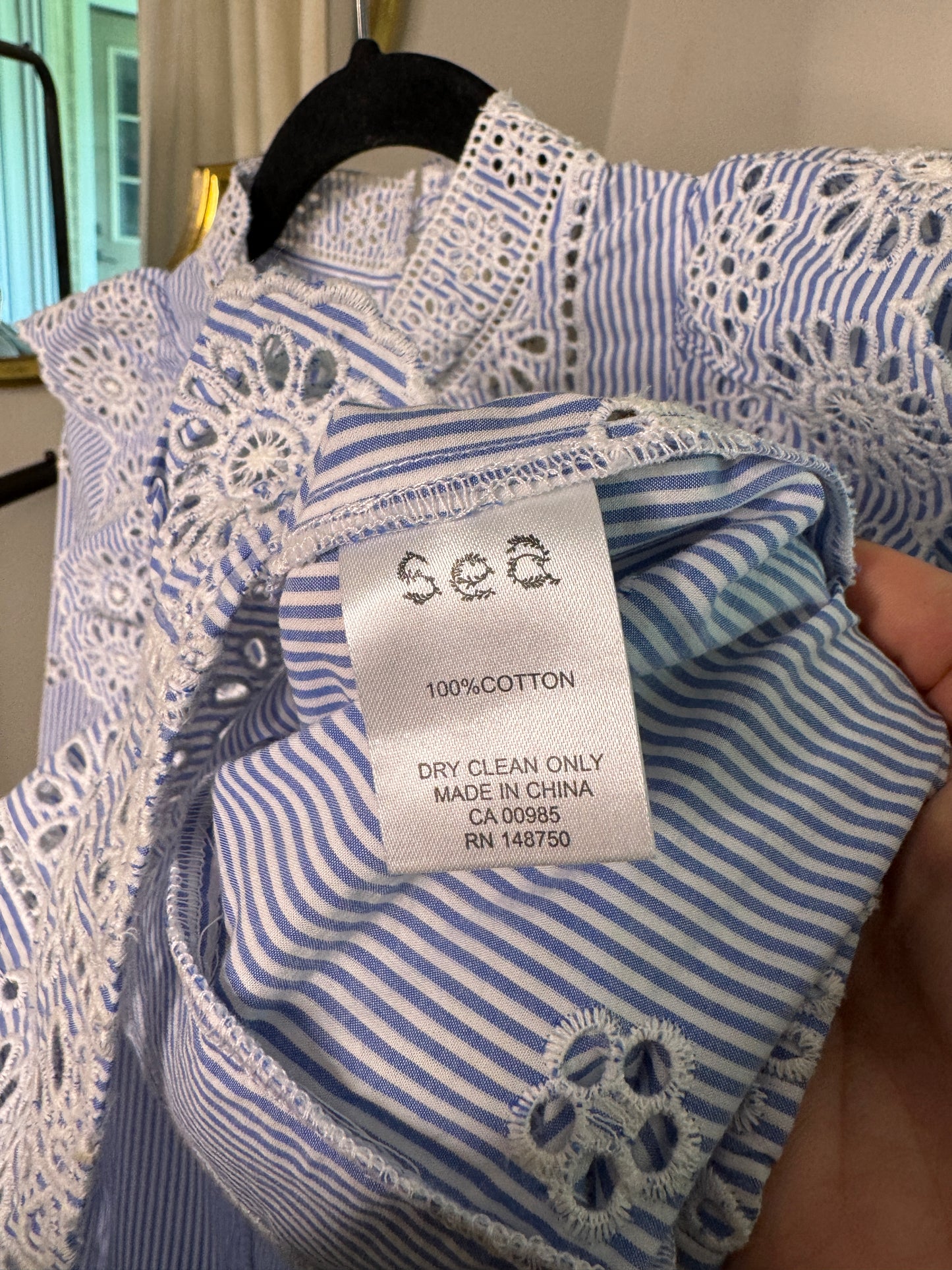 Sea New York Exploded Eyelet Top size 0