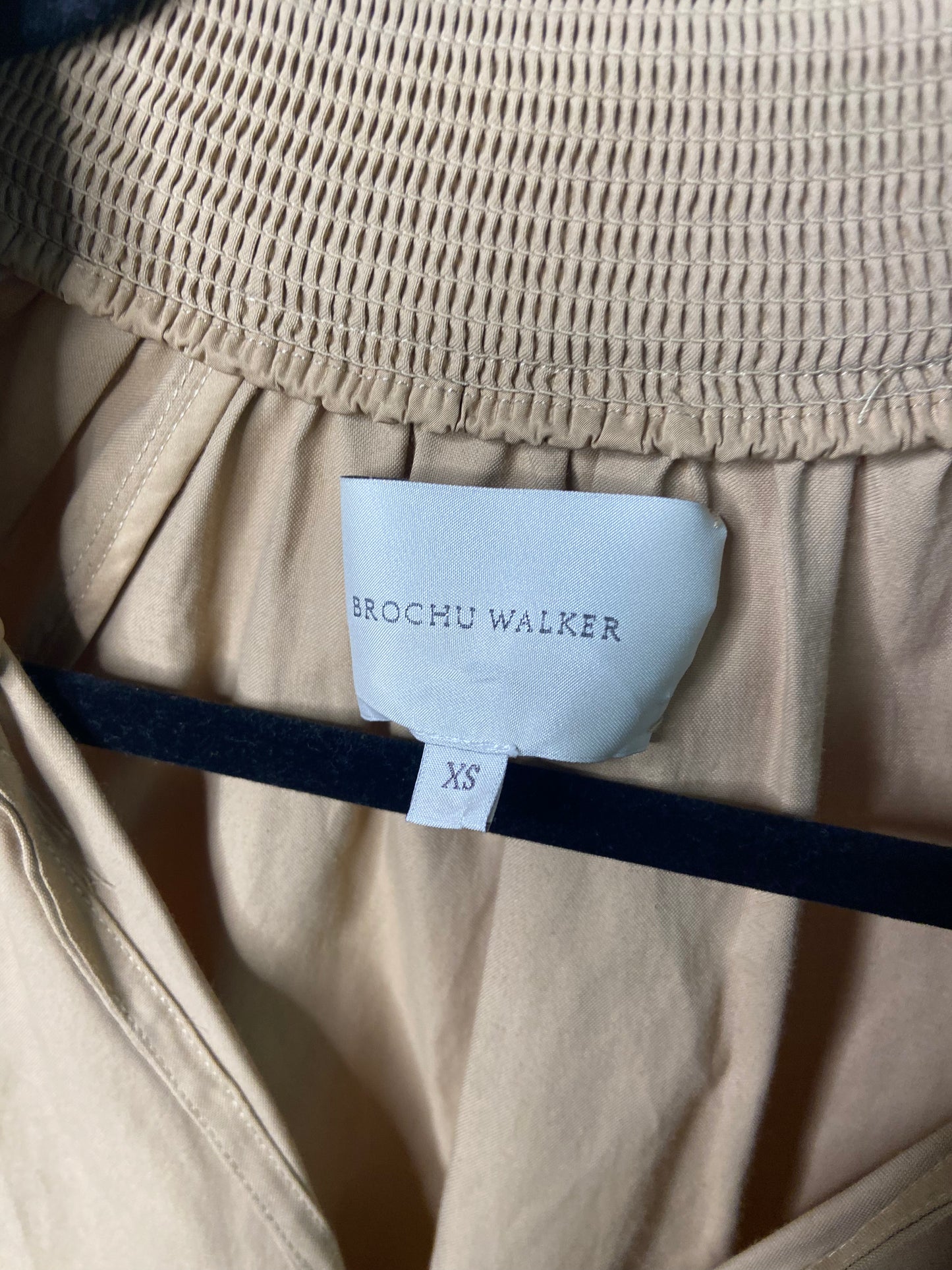 Brochu Walker Amaia Mini Dress in Sahara size XS
