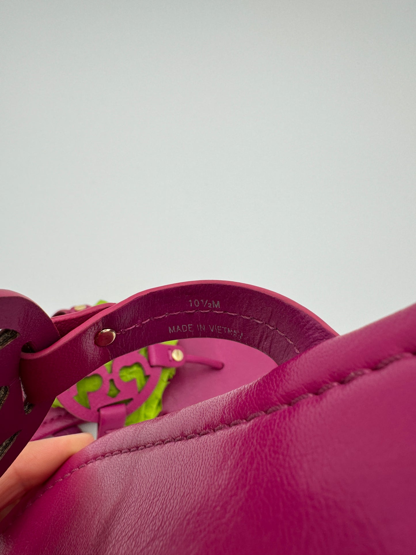 Tory Burch Fuchsia Miller Sandals size 10.5