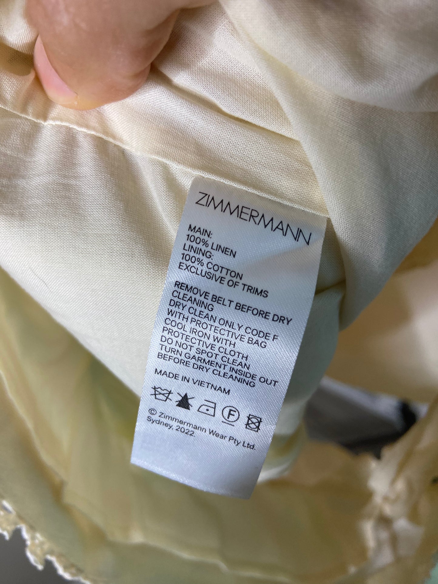 Zimmermann Raie Tuck Short size US 4