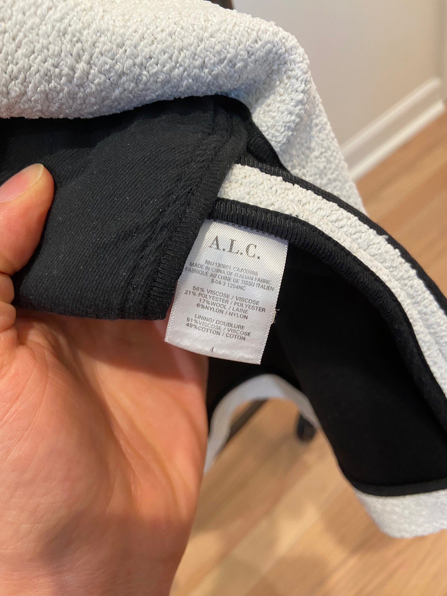 ALC Belted Wool Coat size 4