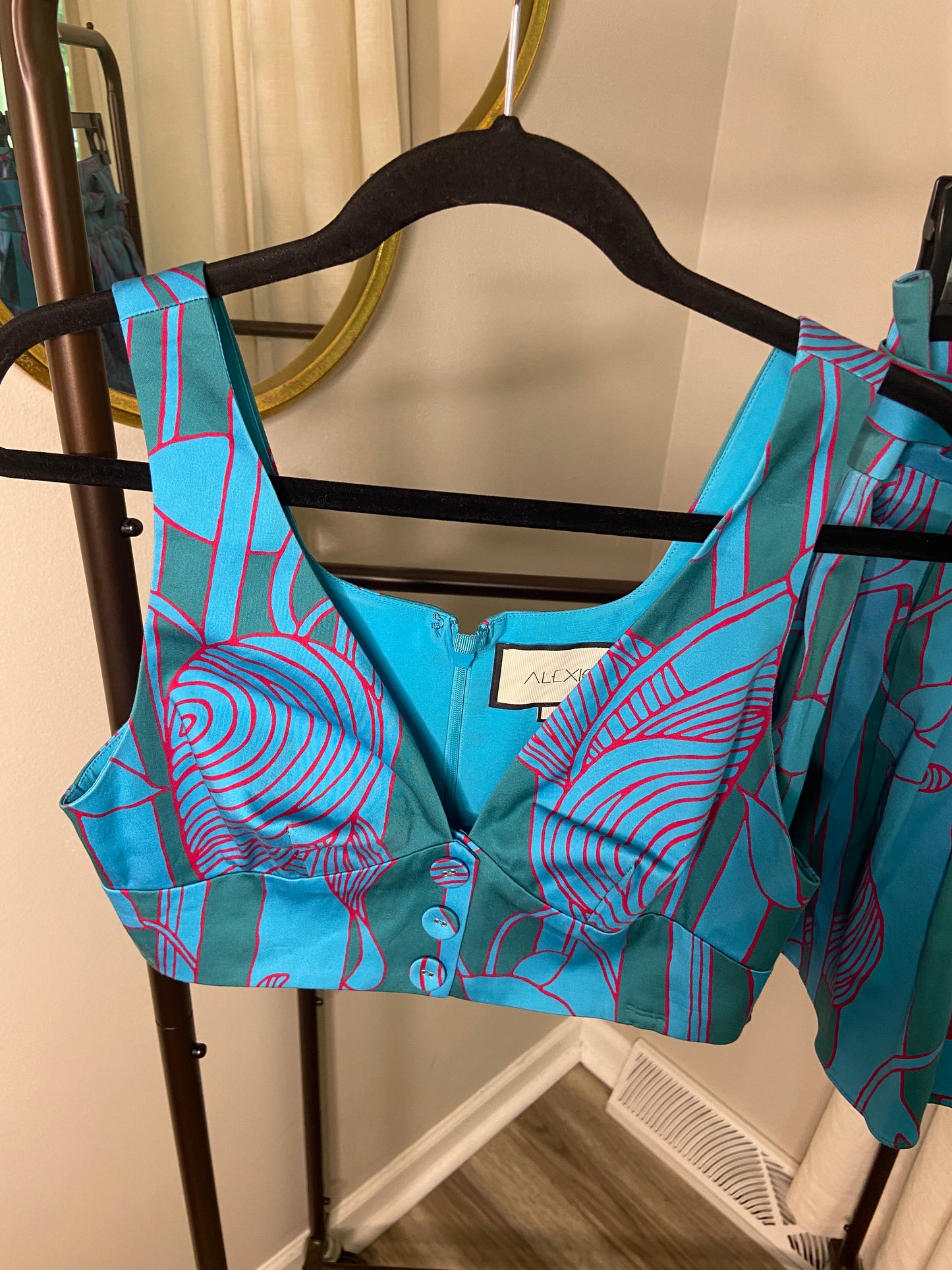 Alexis Top and Skirt Set size XS/S
