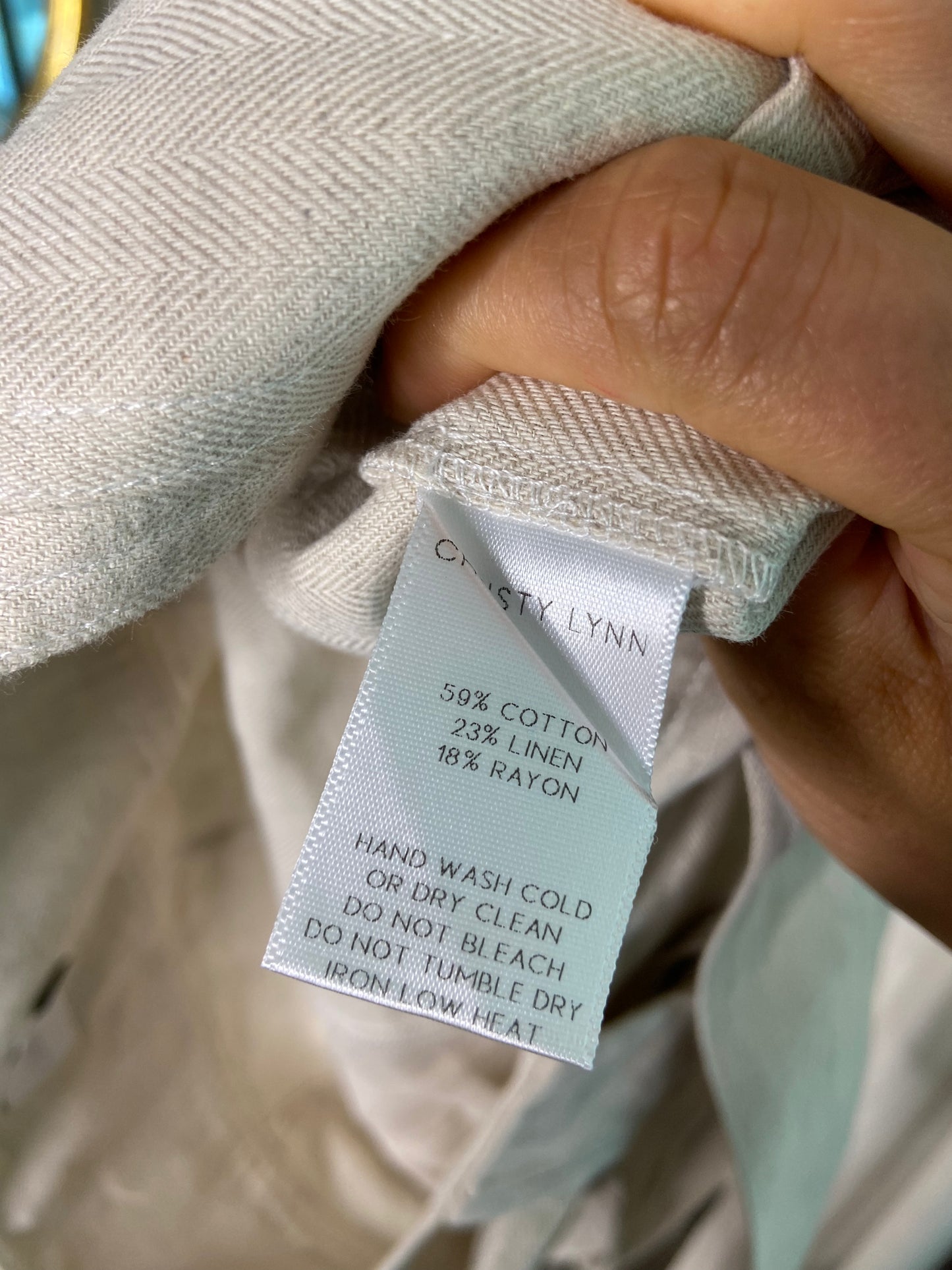 Christy Lynn Emma Linen Shorts size 4