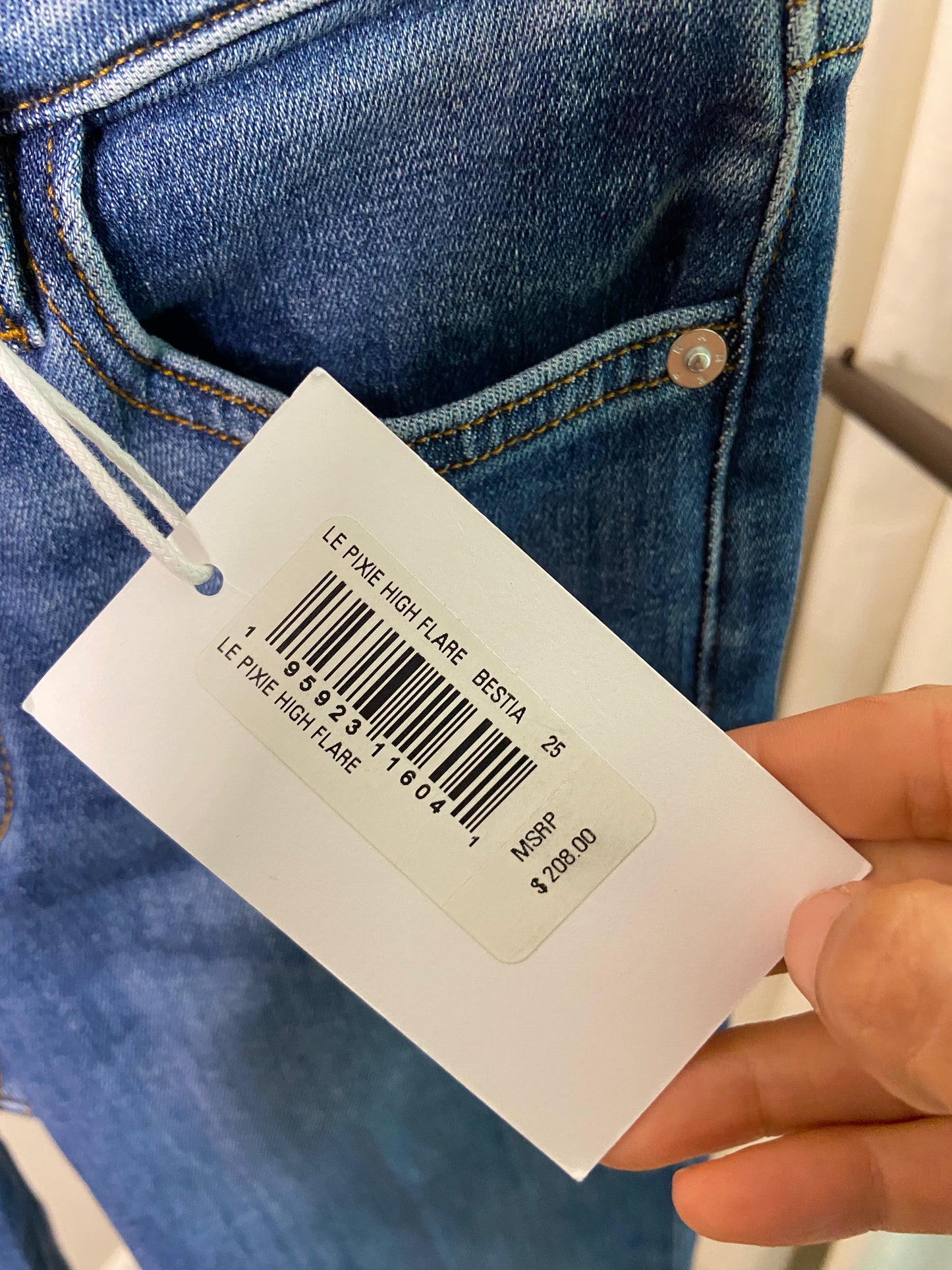 Frame Le Pixie High Flare Jeans size 25