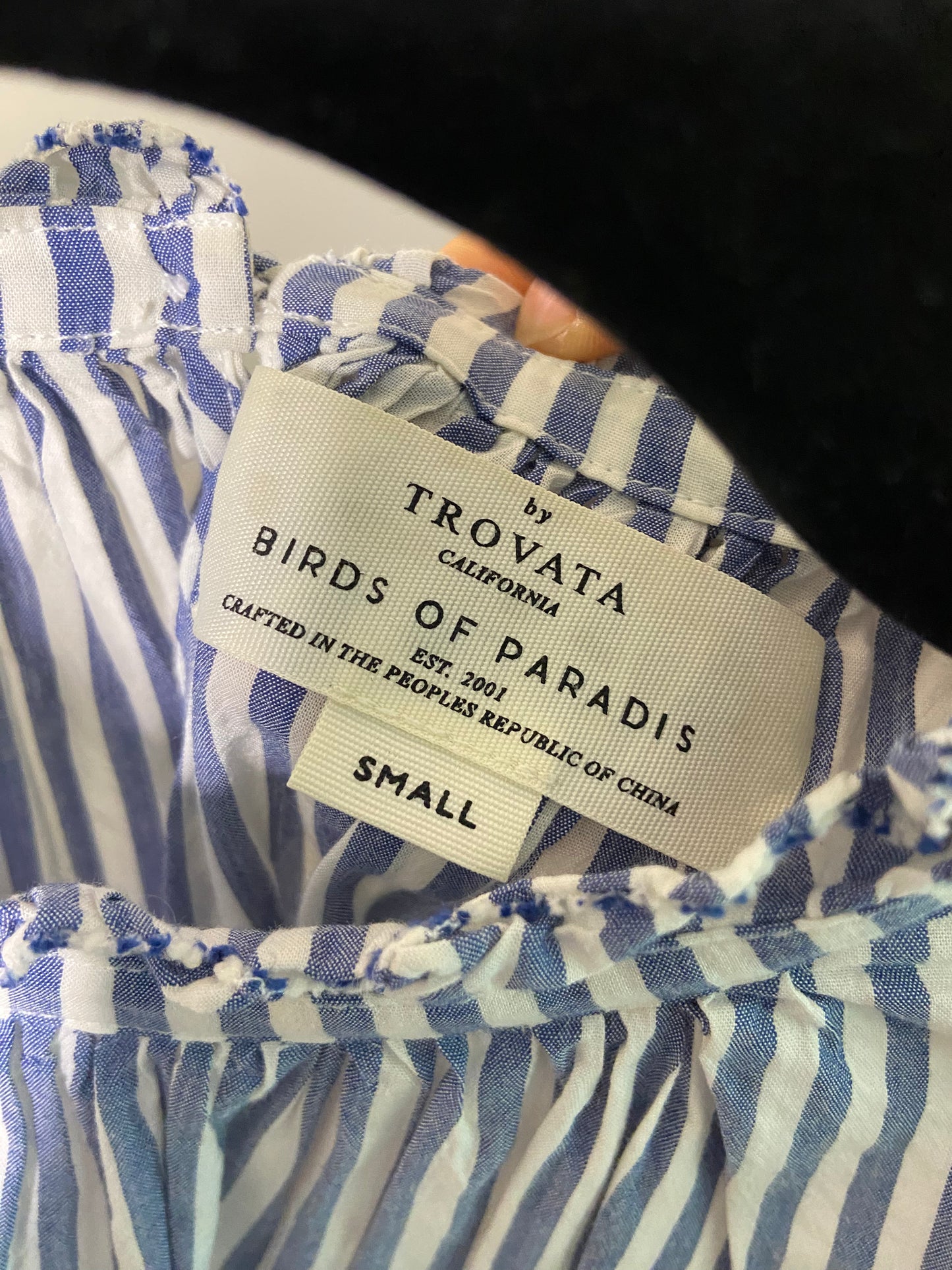 Trovata Birds of Paradis Carla Blouse size S