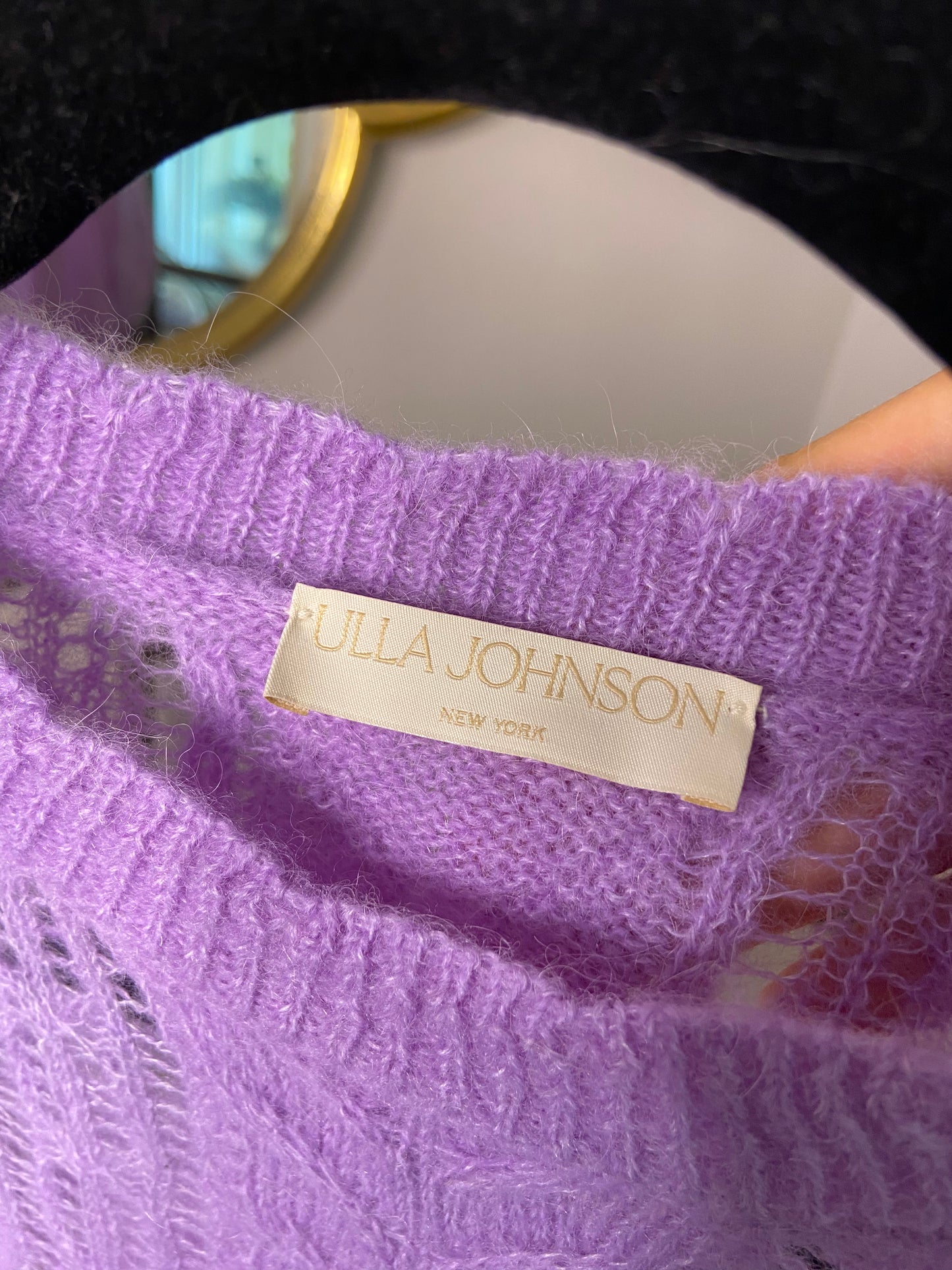 Ulla Johnson Mavis top in Lavender sze S