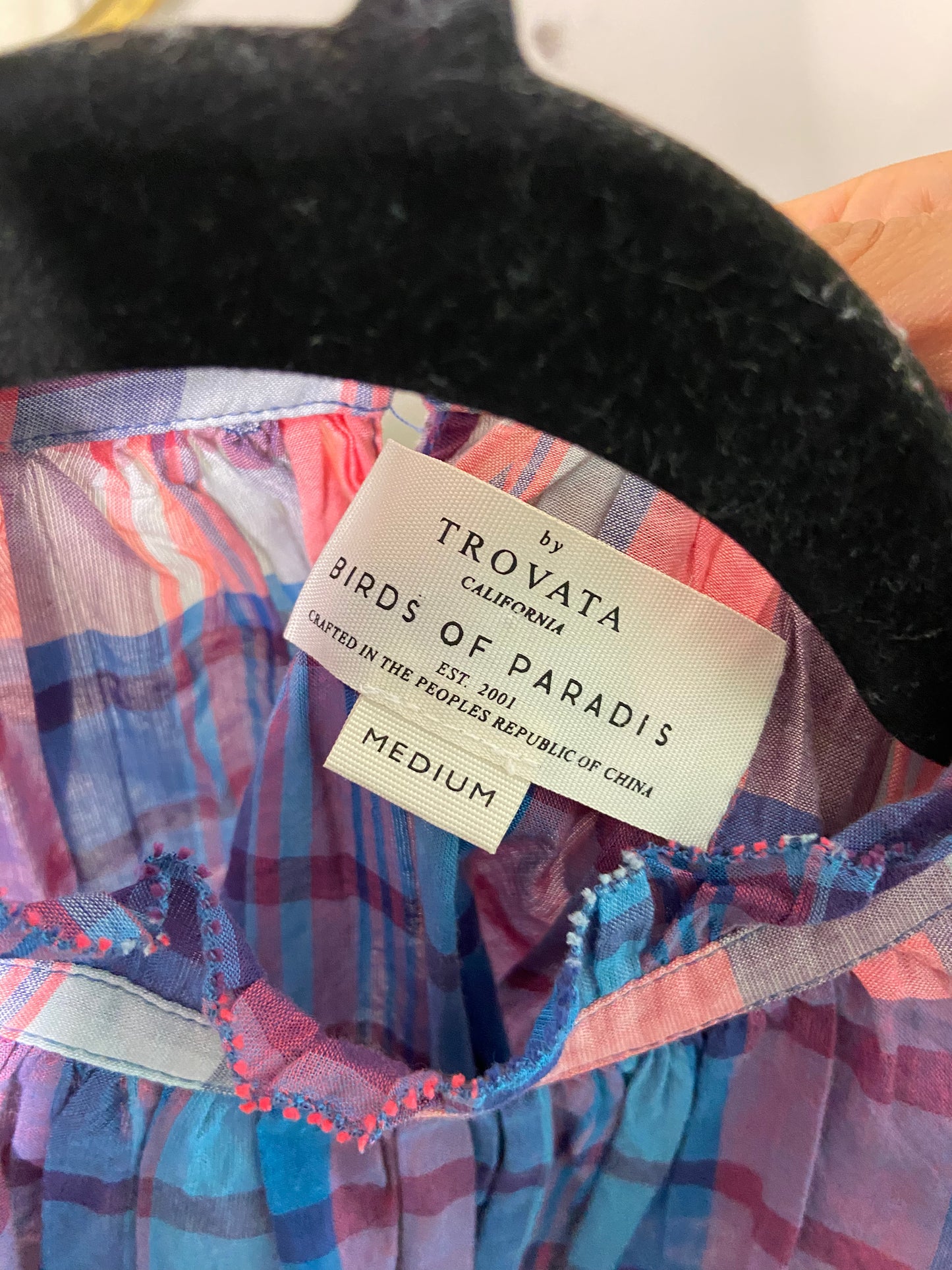 Trovata Birds of Paradis Carla Blouse size M