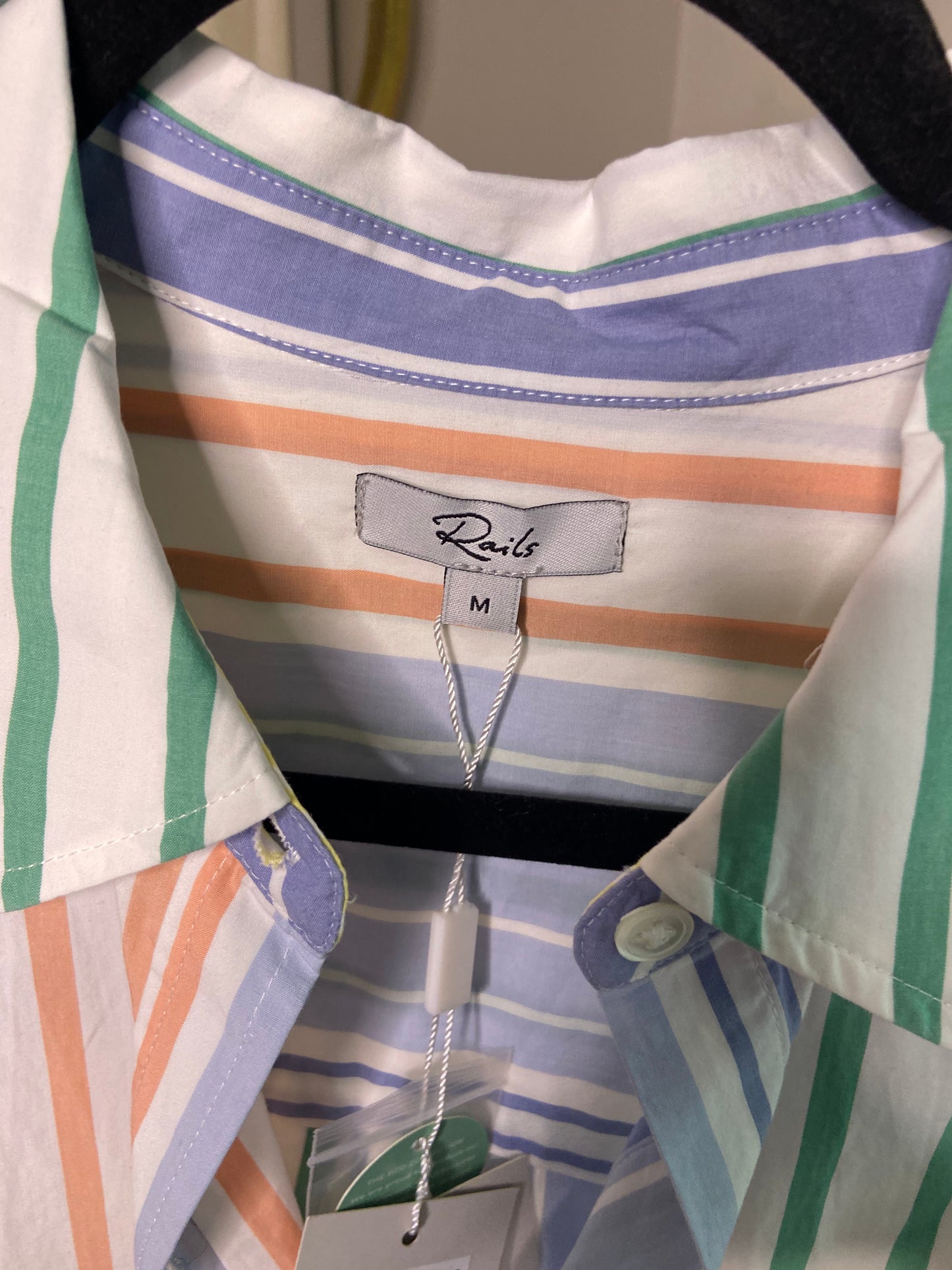 Rails Arlo Shirt in Portofino Stripe size M