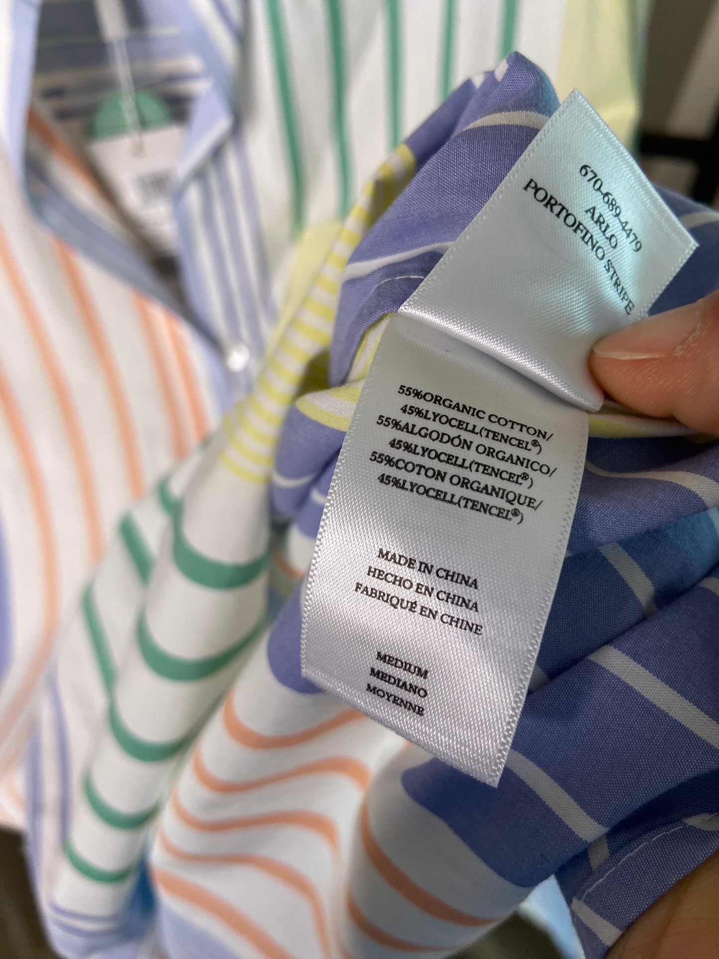 Rails Arlo Shirt in Portofino Stripe size M