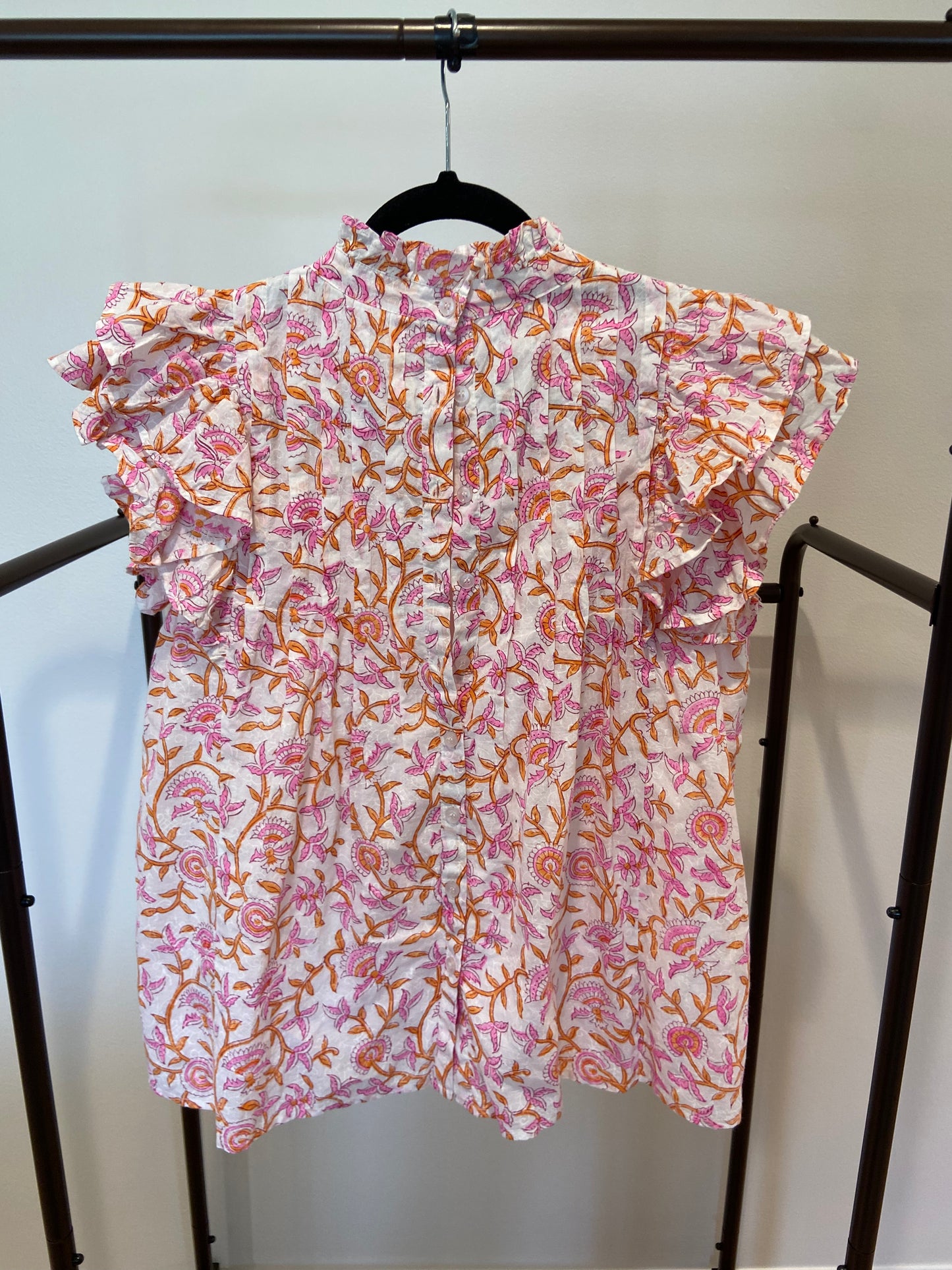 SLV Ruffle Blouse size One Size