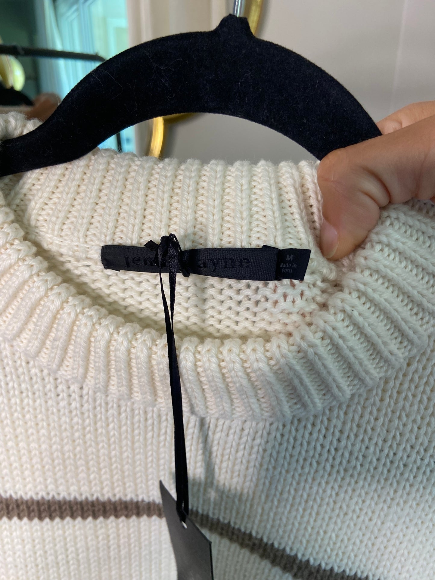 Jenni Kayne Chloe Striped Cotton Sweater