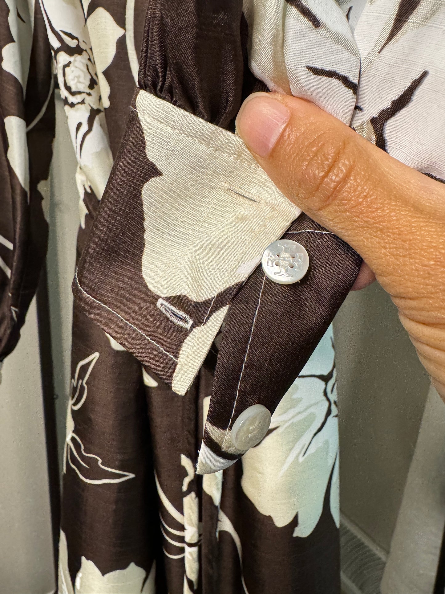 Tory Burch Silk Daisy Tunic size XS