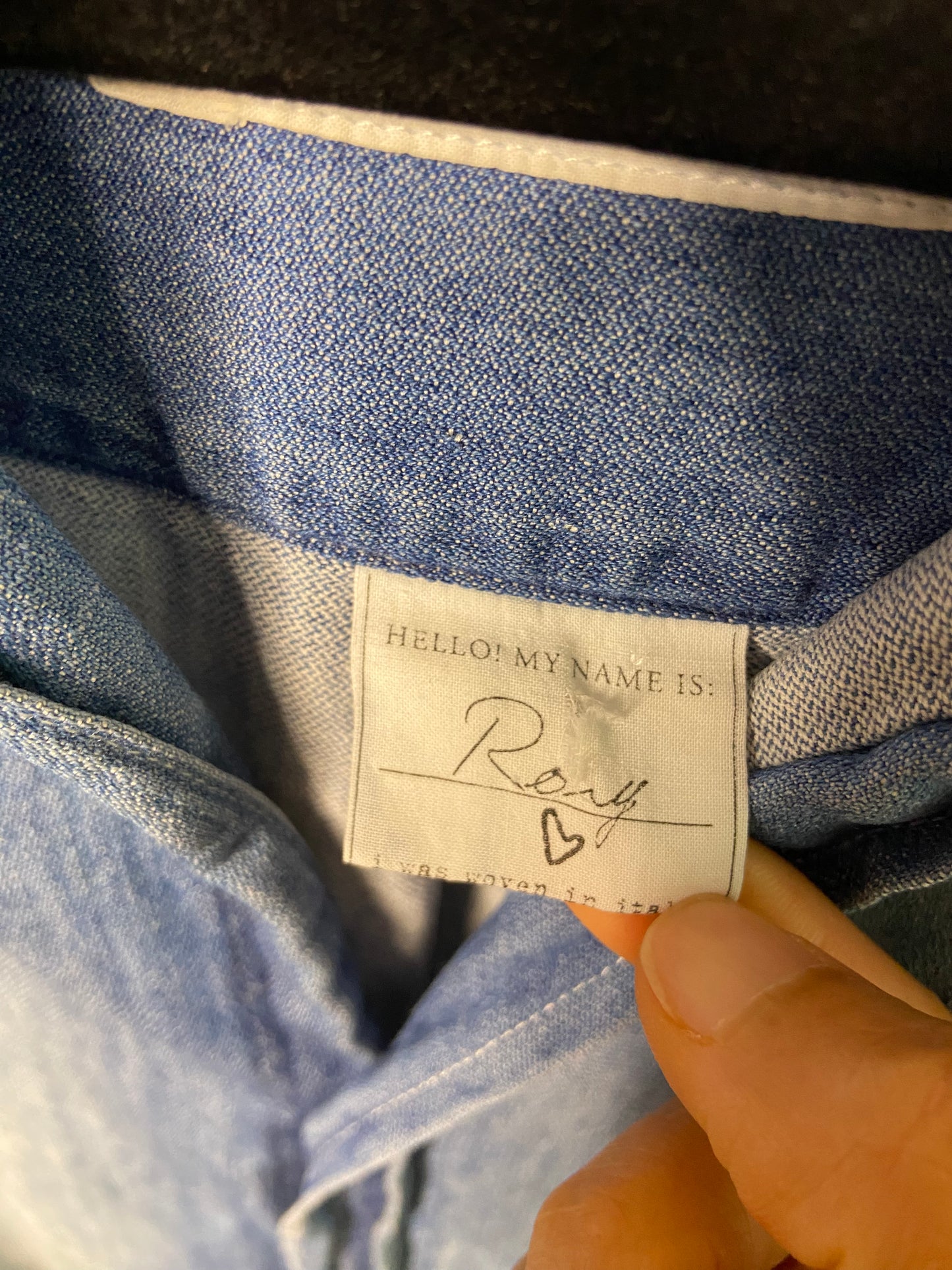 Frank and Eileen Rory Denim Shirt Dress size S