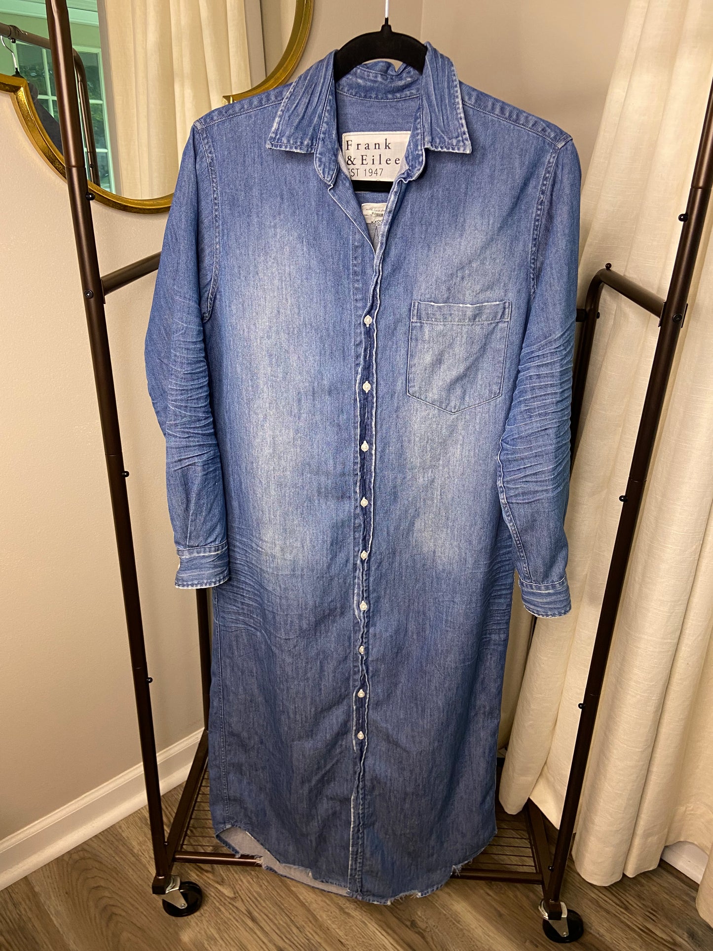 Frank and Eileen Rory Denim Dress size XS