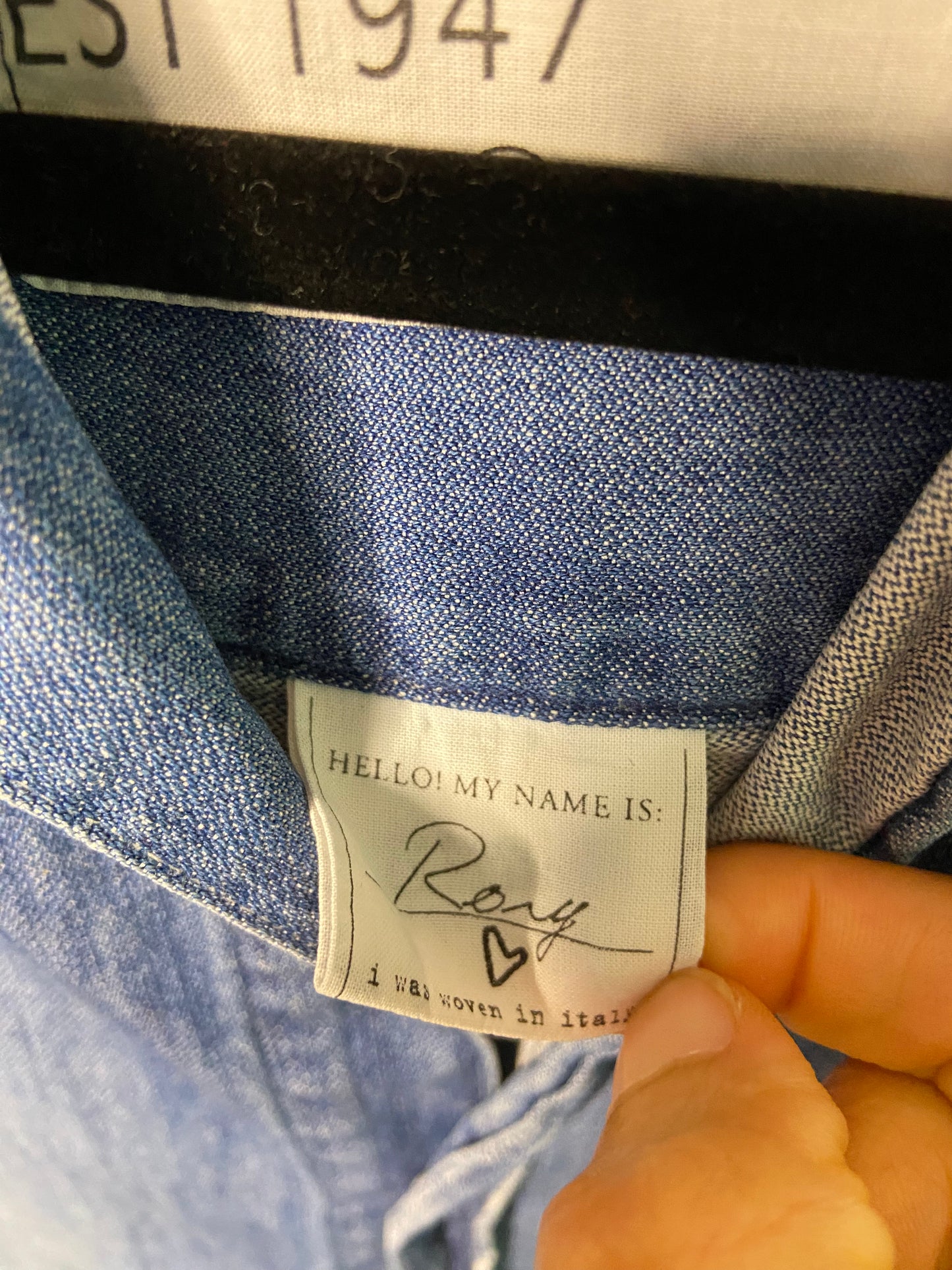 Frank and Eileen Rory Denim Dress size XS
