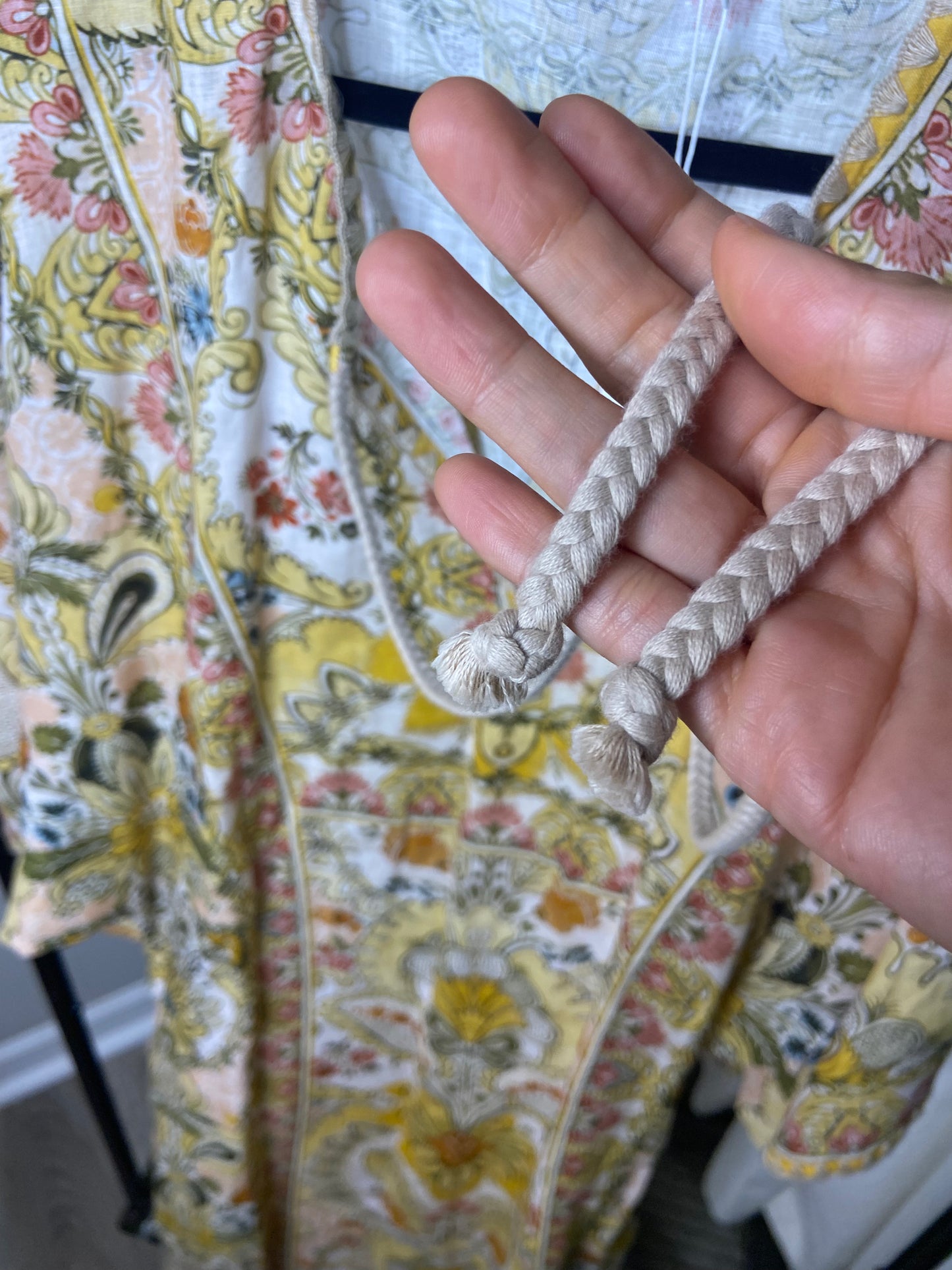 Zimmermann Laurel Floral Linen Kaftan size US 8