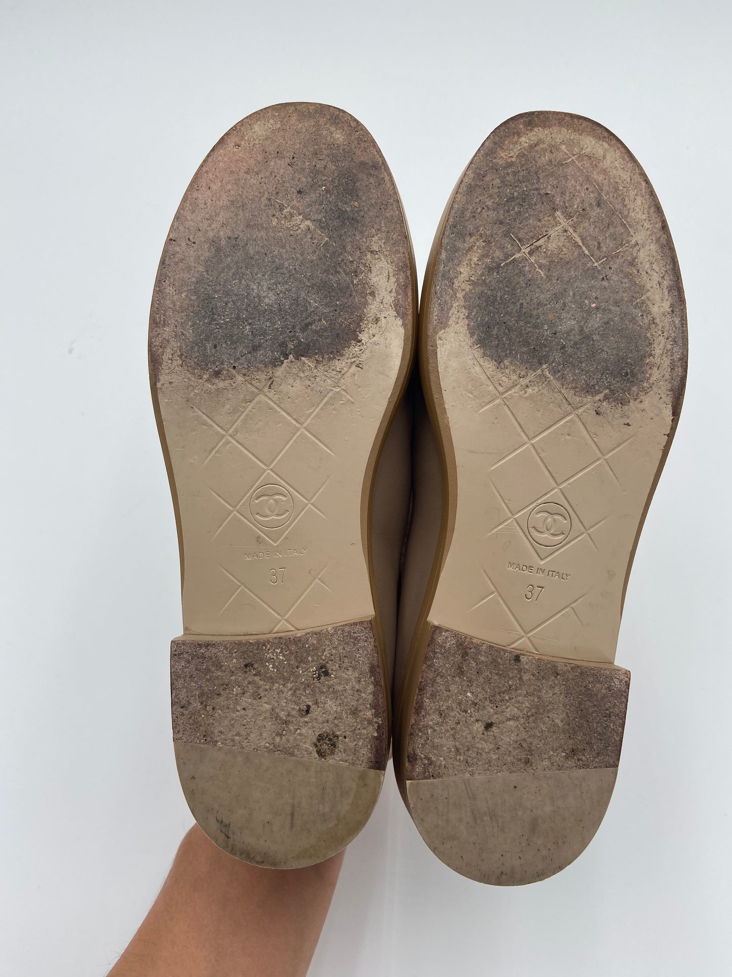 Chanel Quilted Loafers size 37