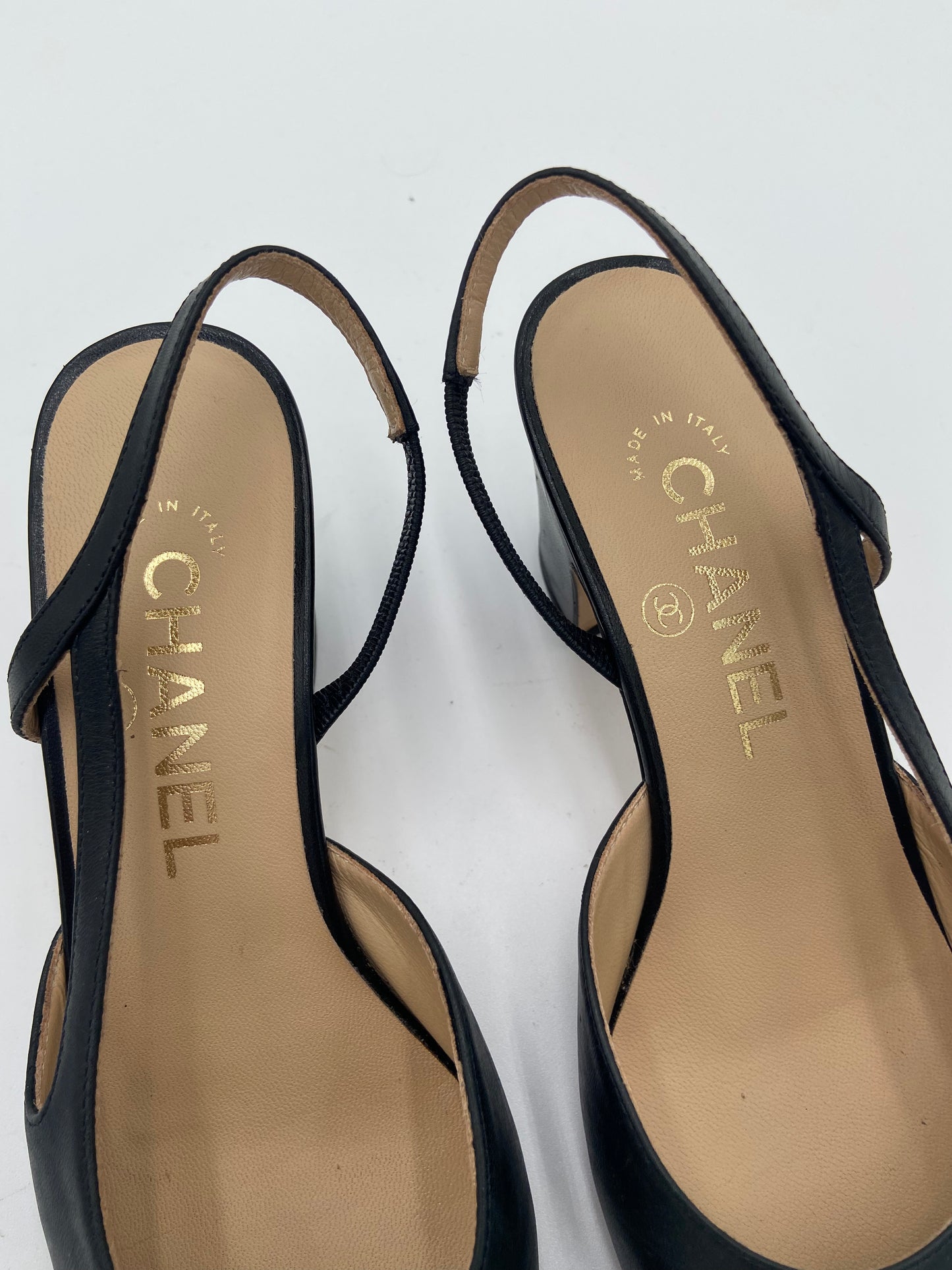 Chanel Slingback Heels size 35