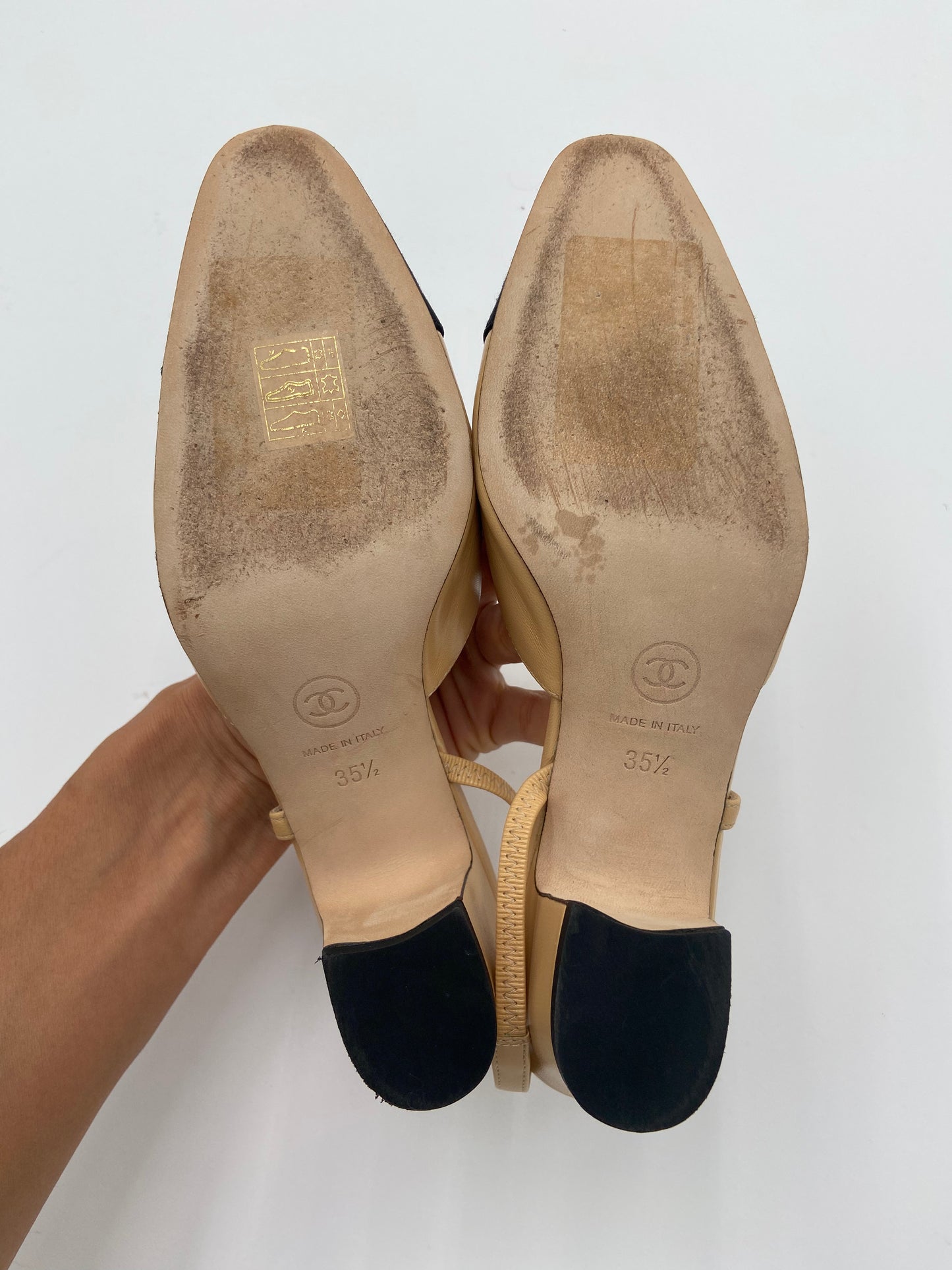 Chanel Slingback Heels size 35.5