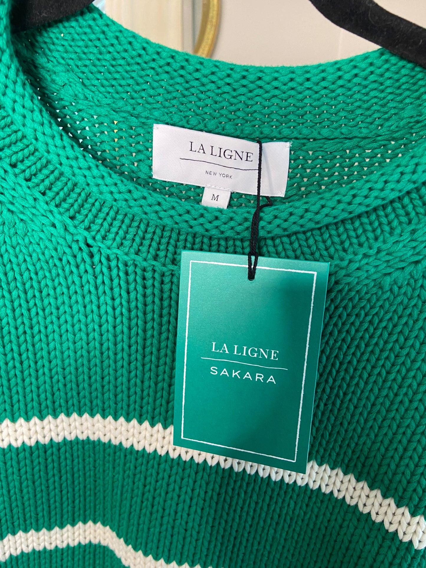 La Ligne x Sakara Mini Marina Cotton Sweater size M