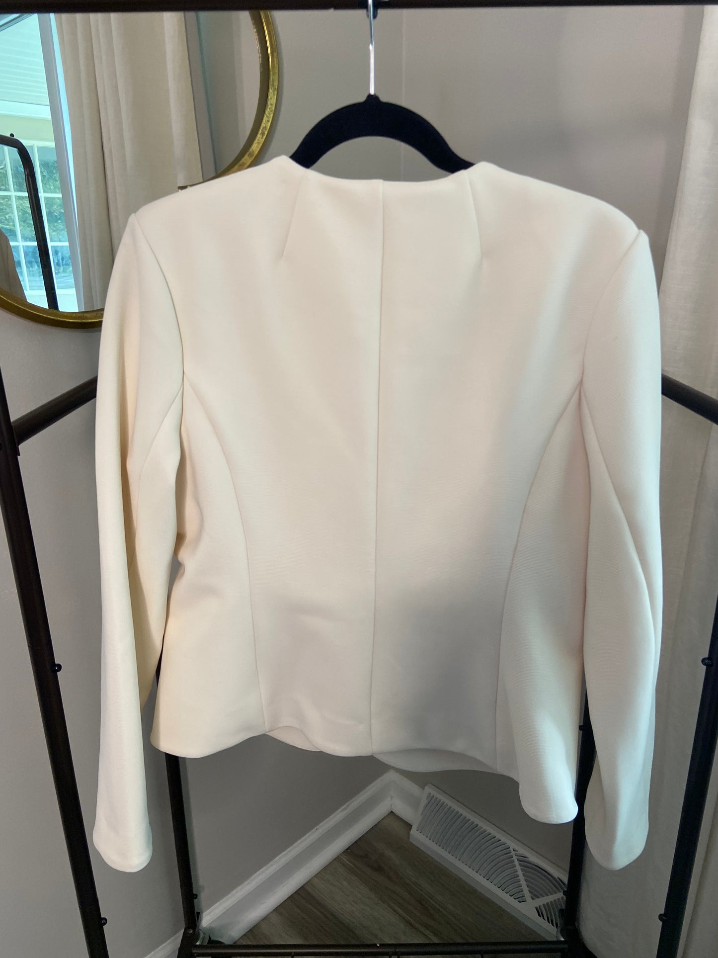 Veronica Beard Kensington Knit Jacket Ivory size S