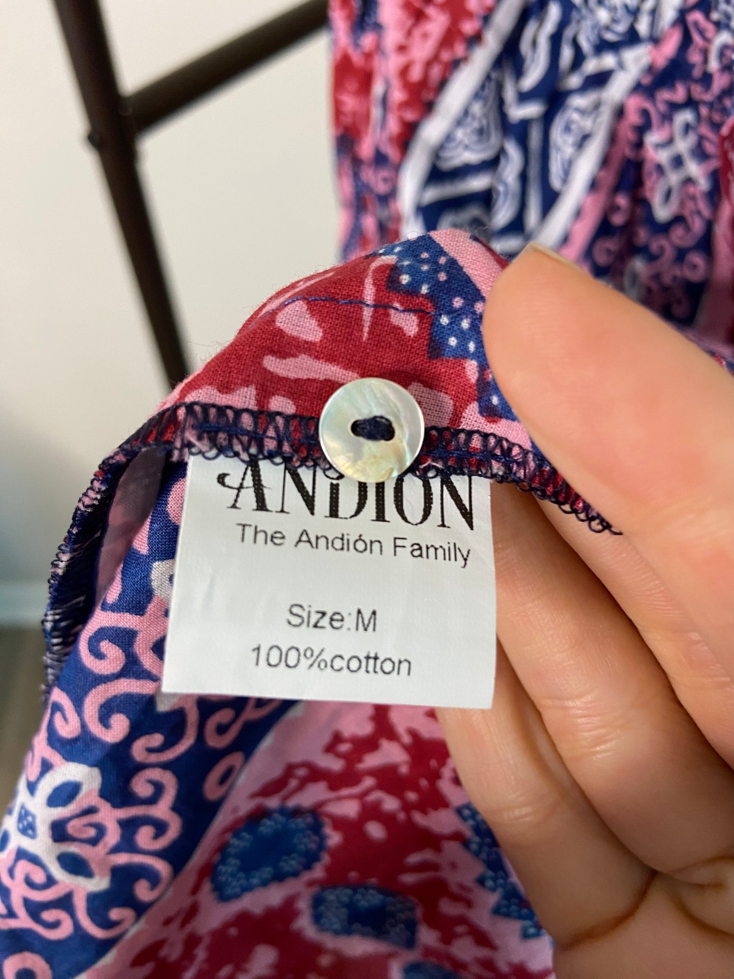 Andion Amelia Short Sleeve Top size M