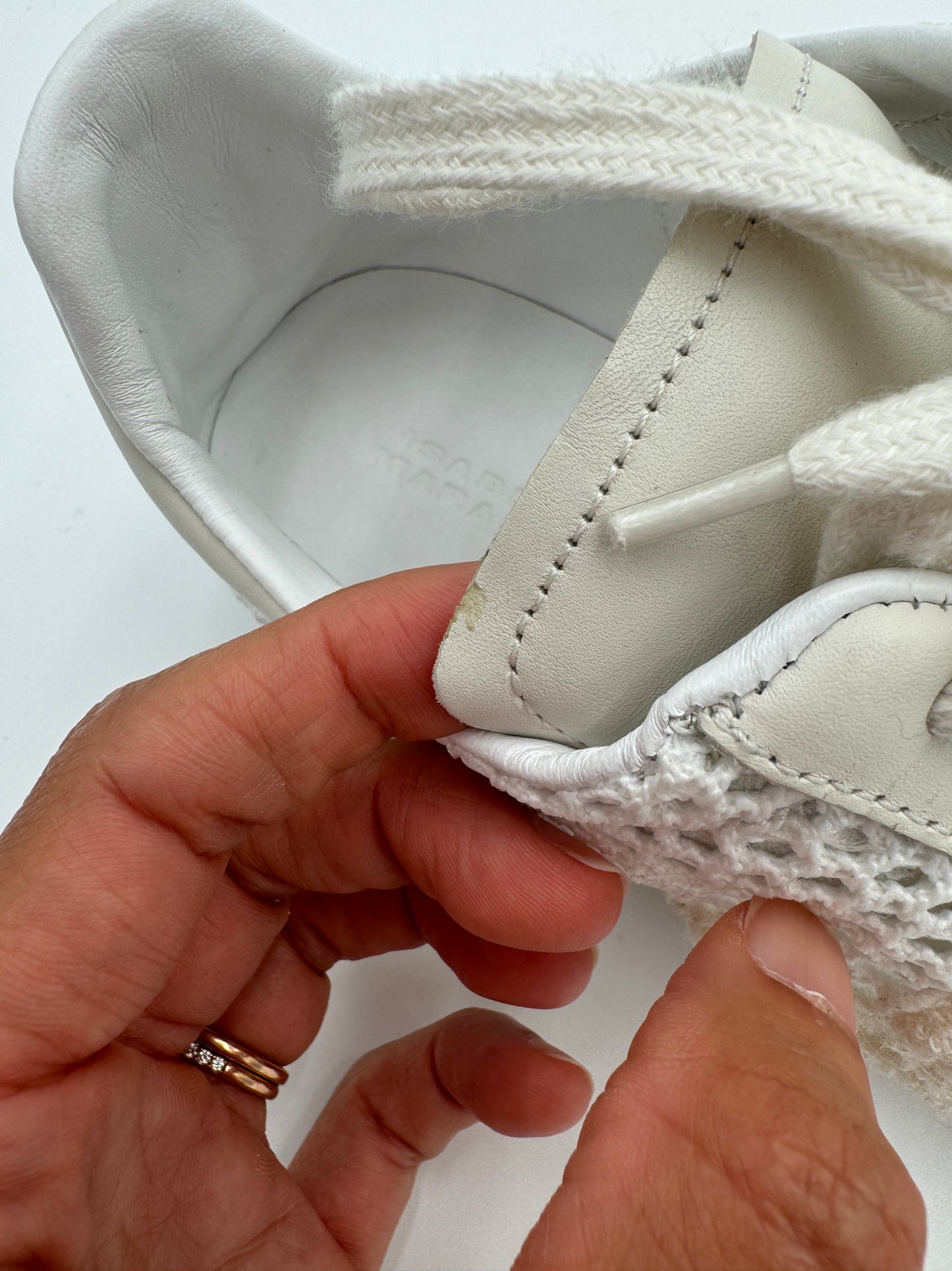 ISABEL MARANT Bryce Mesh White Sneakers size 38