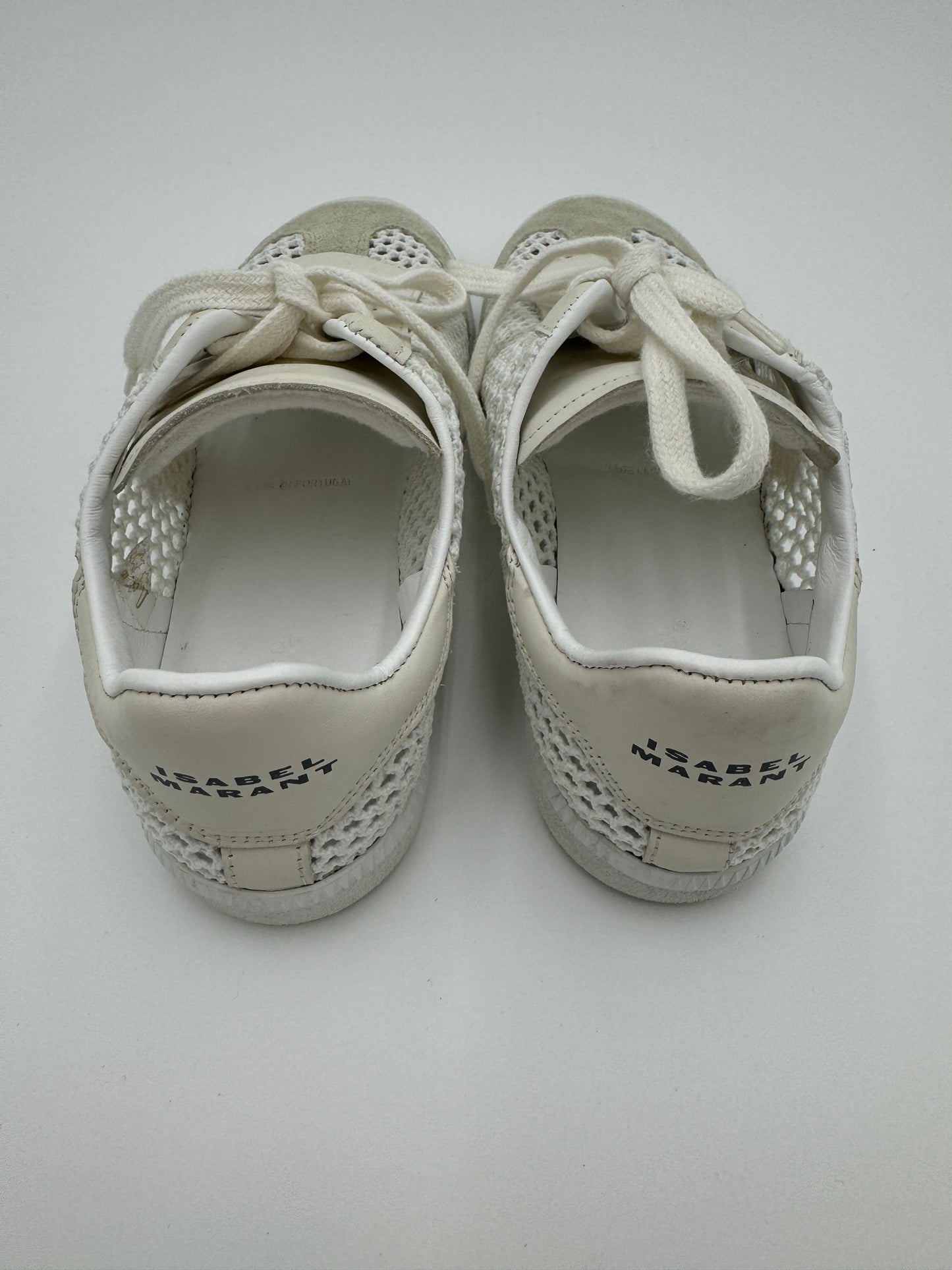 ISABEL MARANT Bryce Mesh White Sneakers size 38