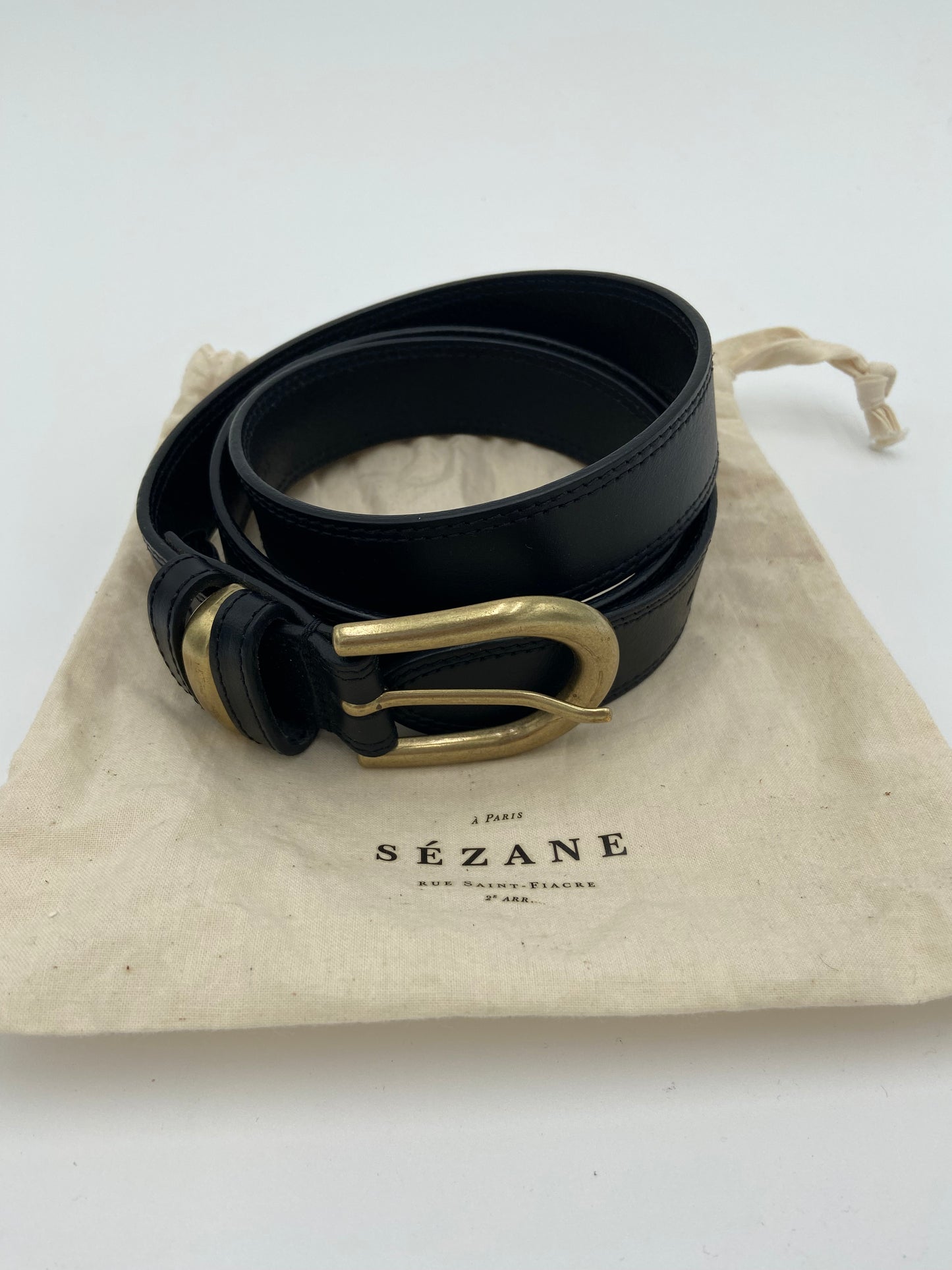 Sezane Taylor Belt Black size 95