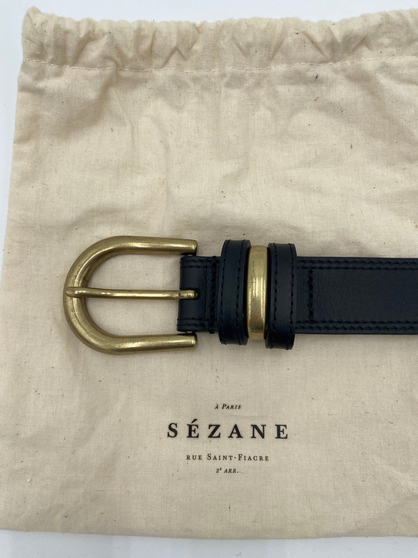 Sezane Taylor Belt Black size 95