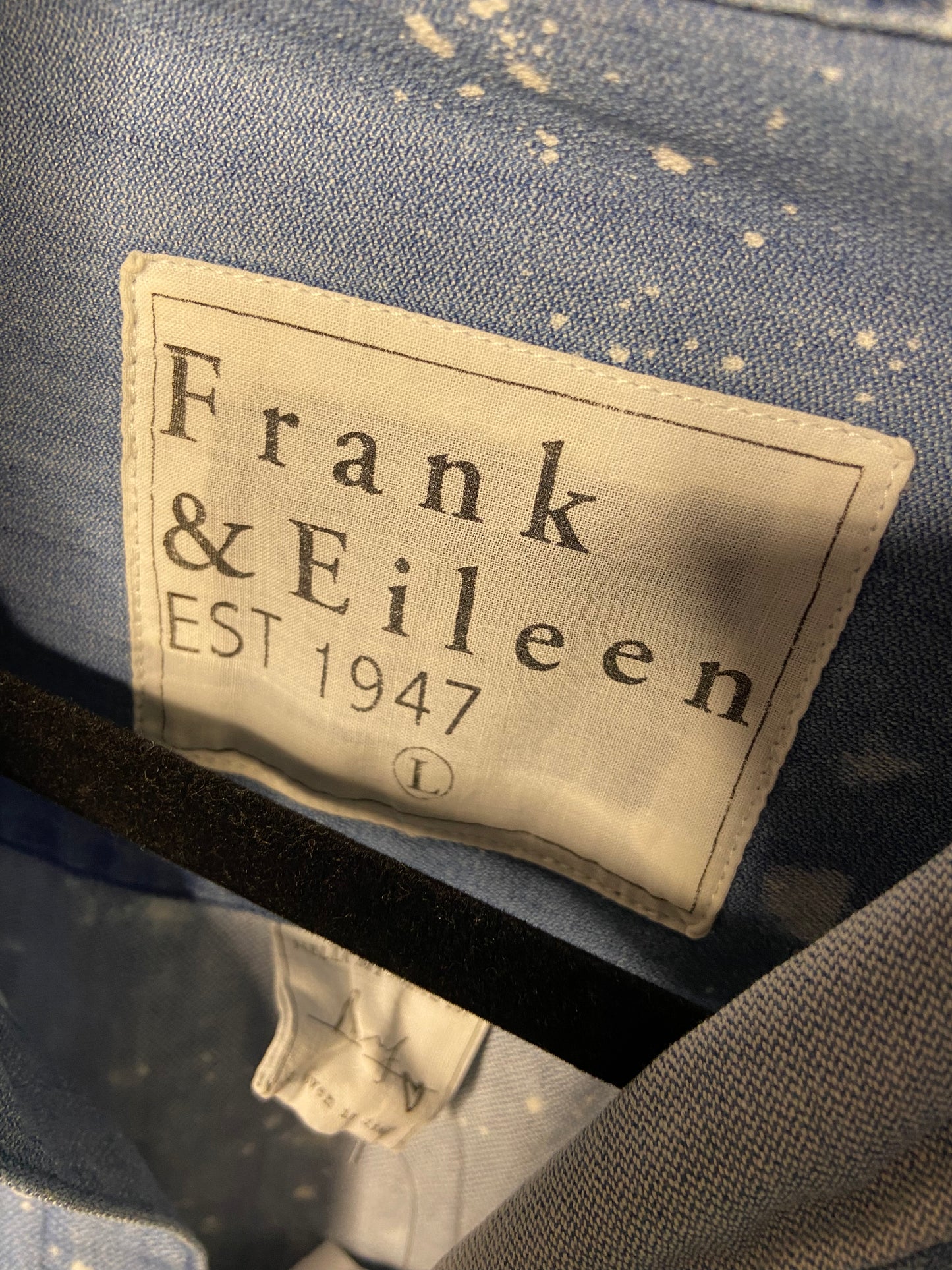 Frank and Eileen Mary Distressed Shirt Dress size L