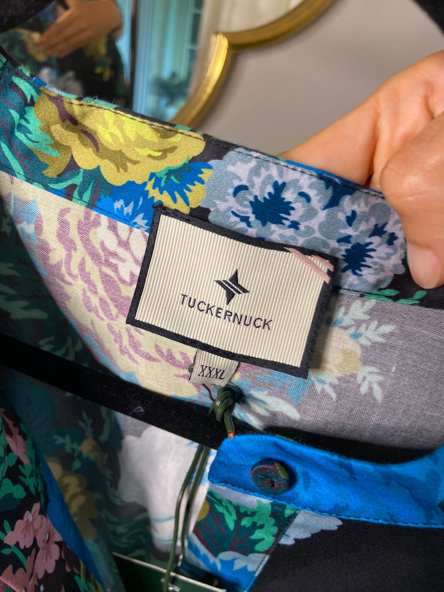 Tuckernuck Verdant Royal Shirt Dress size XXXL