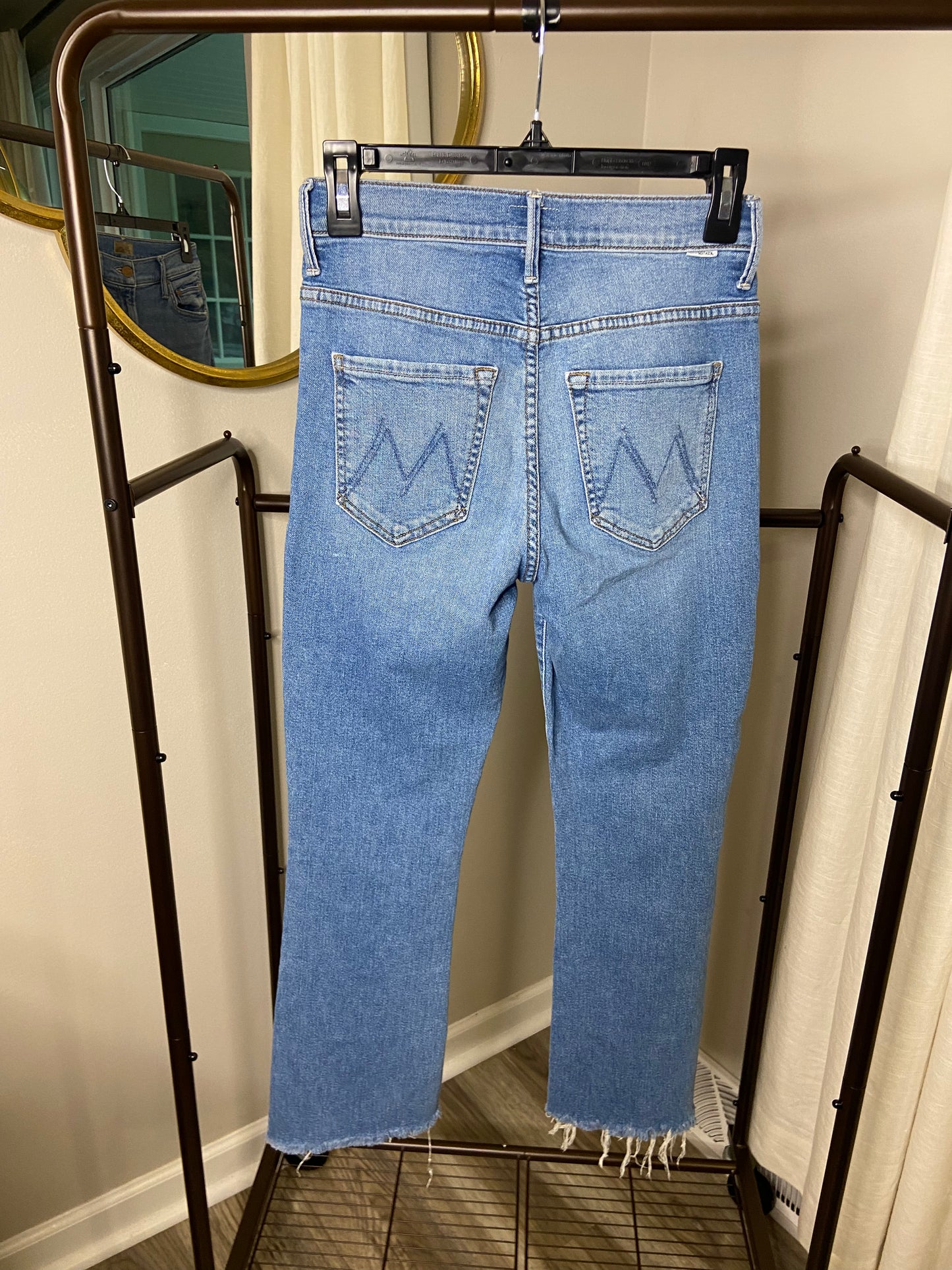 Mother Insider Crop Step Fray Jeans size 26