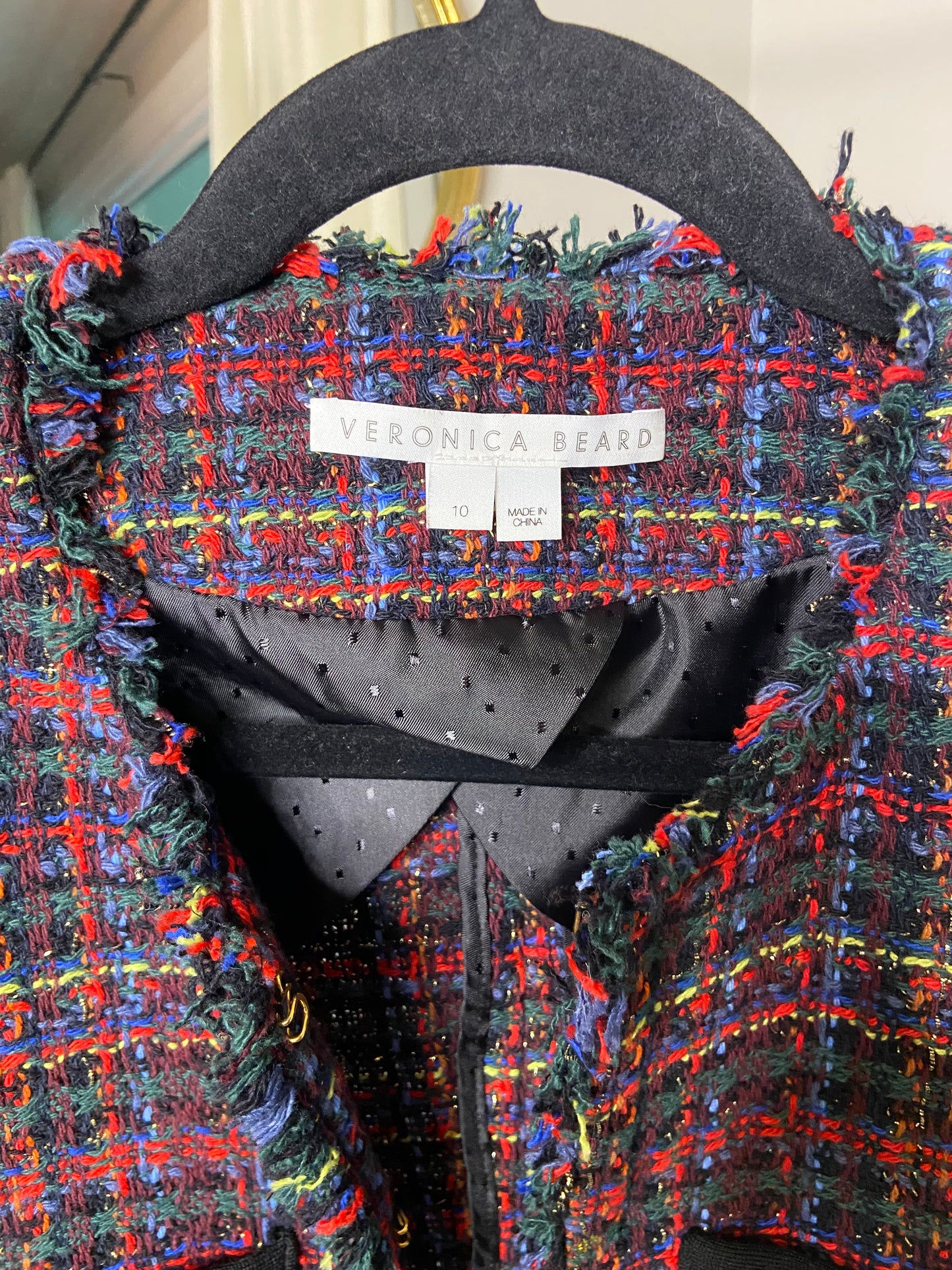 Veronica Beard Nerva Tweed Jacket size 10