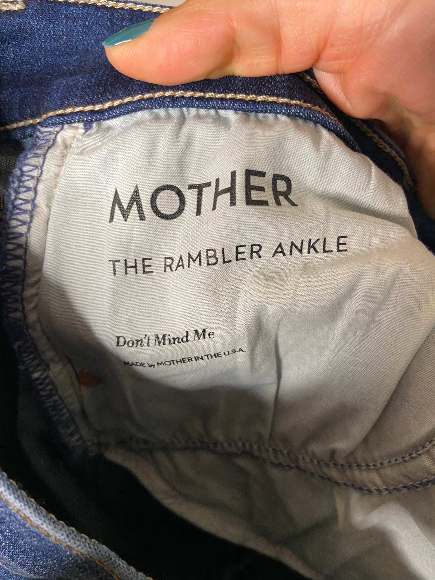 Mother The Rambler Ankle Jeans size 28