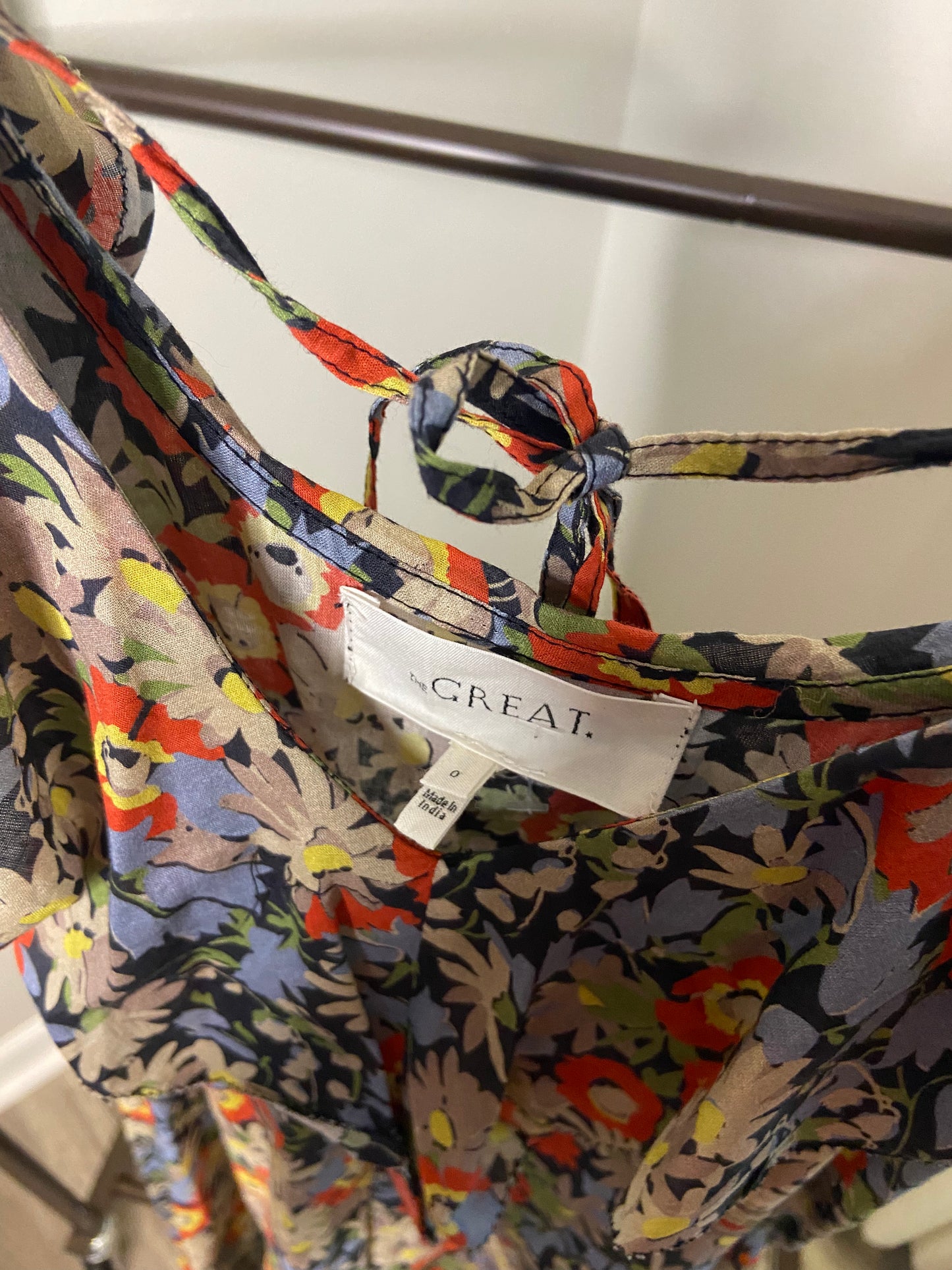 The Great Twilight Midi Dress Geranium Floral size XS