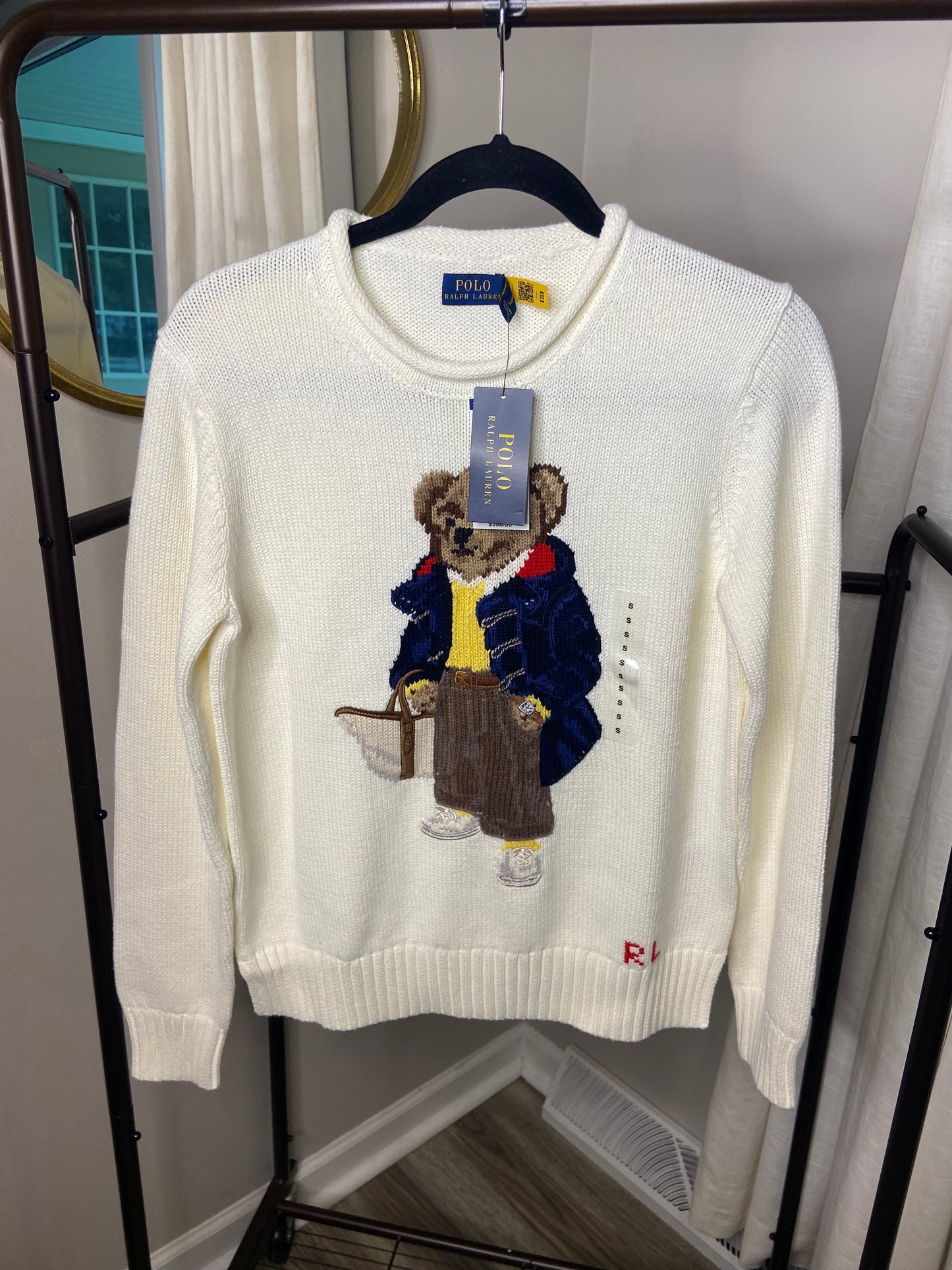 Polo Ralph Lauren Bear Sweater size S