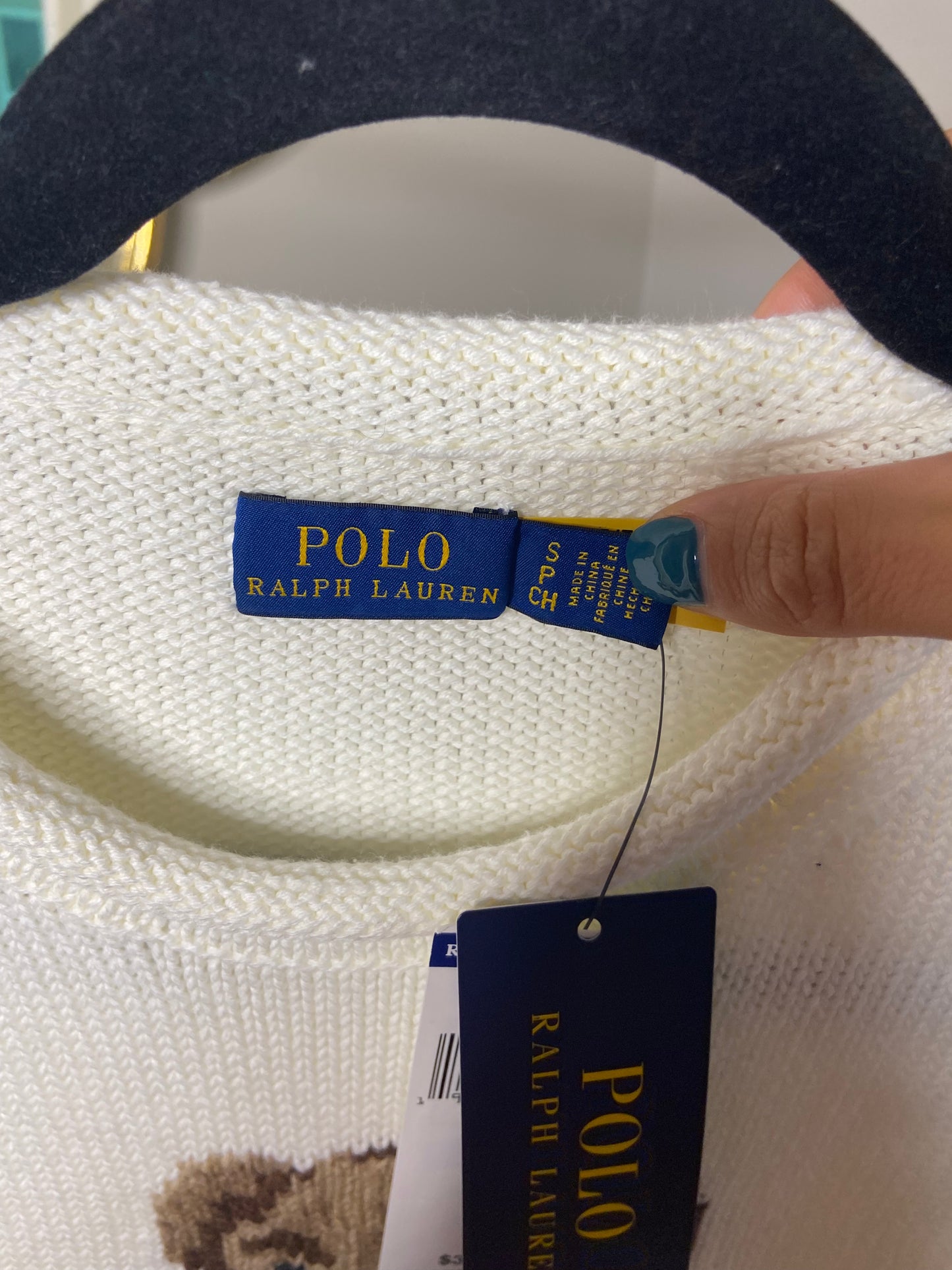 Polo Ralph Lauren Bear Sweater size S