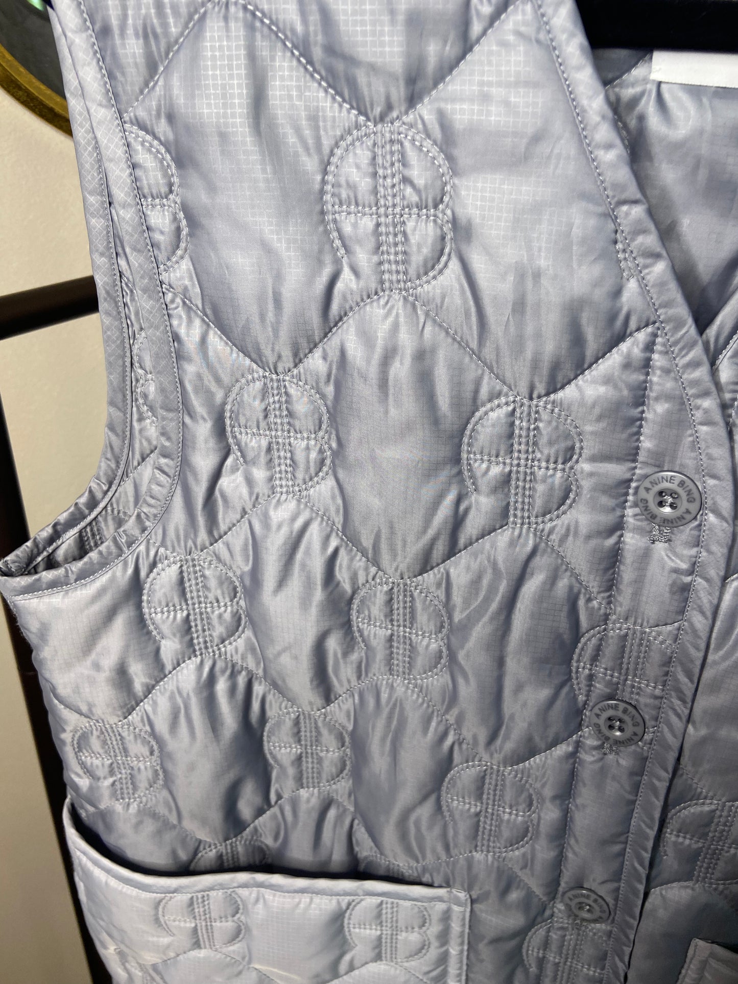 Anine Bing Quilted Vest size S