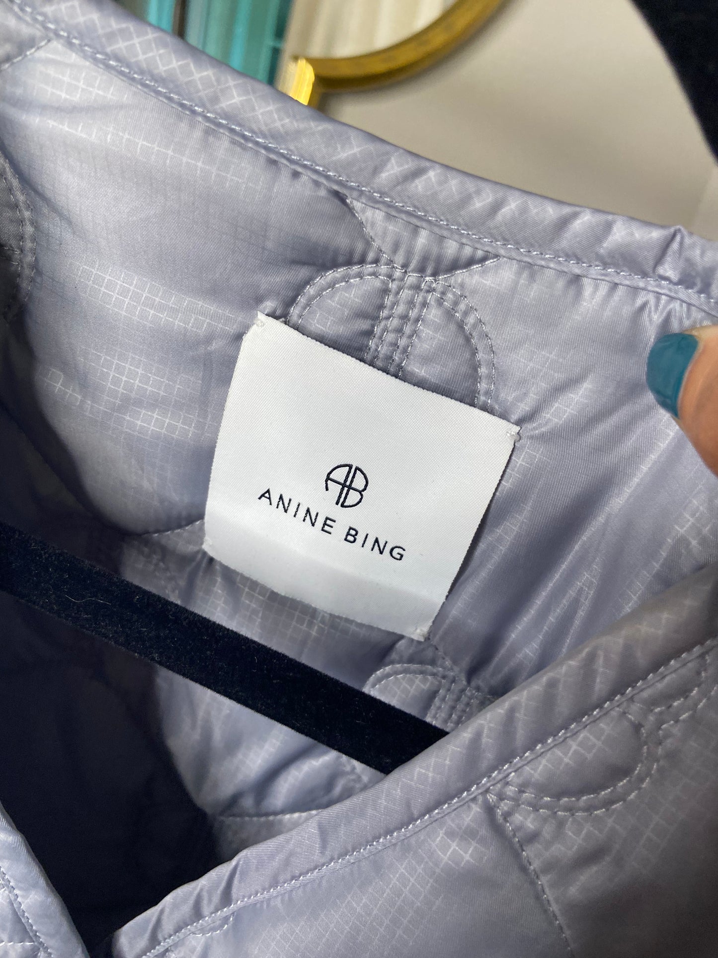 Anine Bing Quilted Vest size S