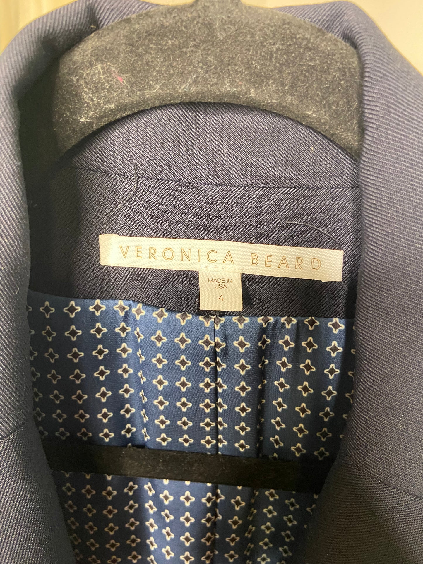 Veronica Beard Navy Blue Blazer size 4
