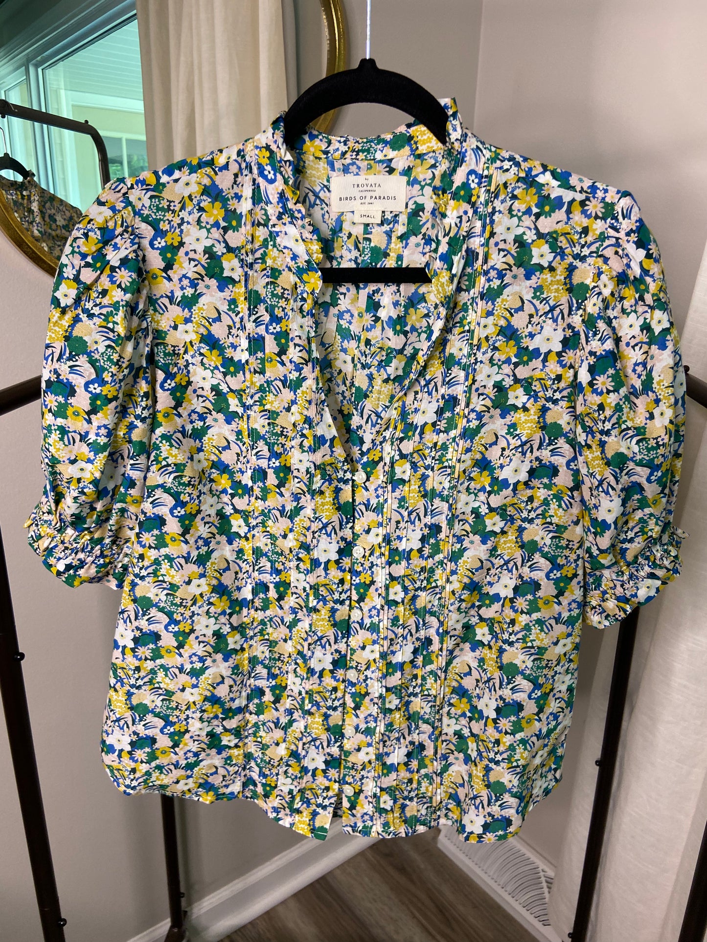 Trovata Birds of Paradis Eliza Blouse size S