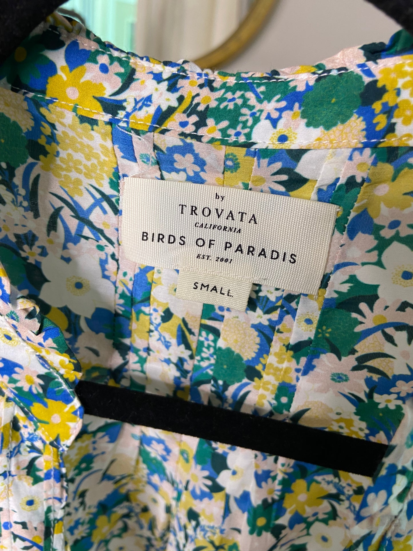 Trovata Birds of Paradis Eliza Blouse size S