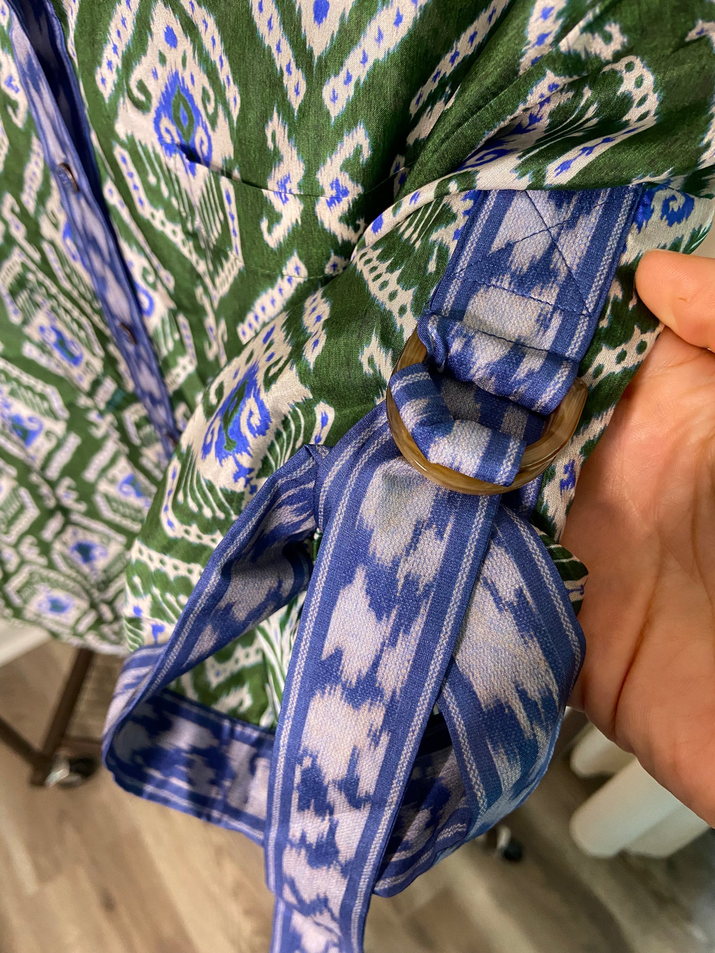 Zimmermann Wylie Printed Silk Shirt size US 6