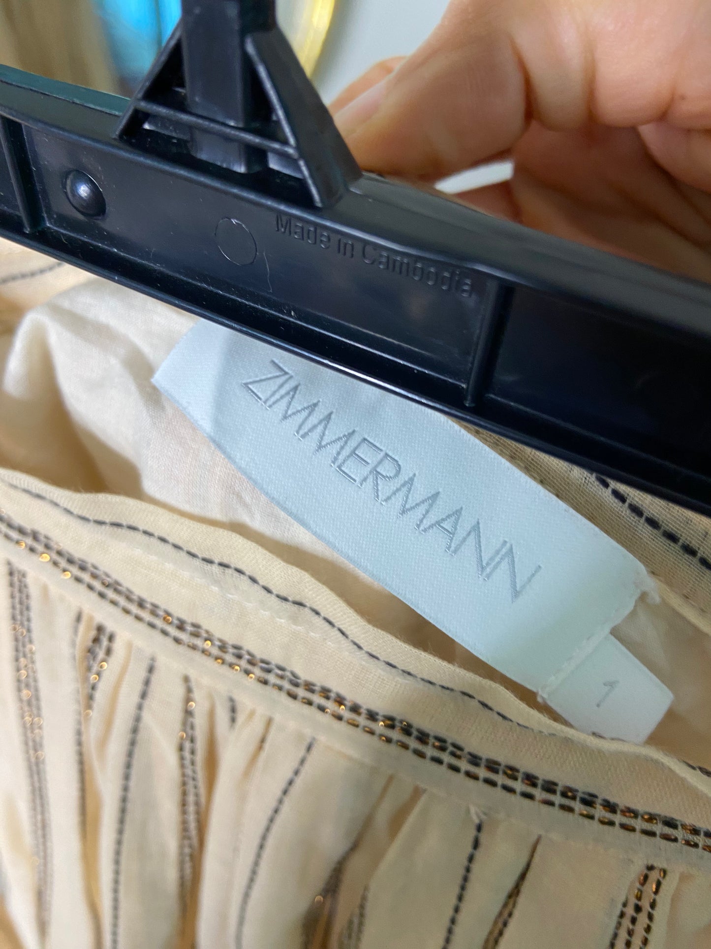 Zimmermann Suraya Draw Flare Skirt size US 6