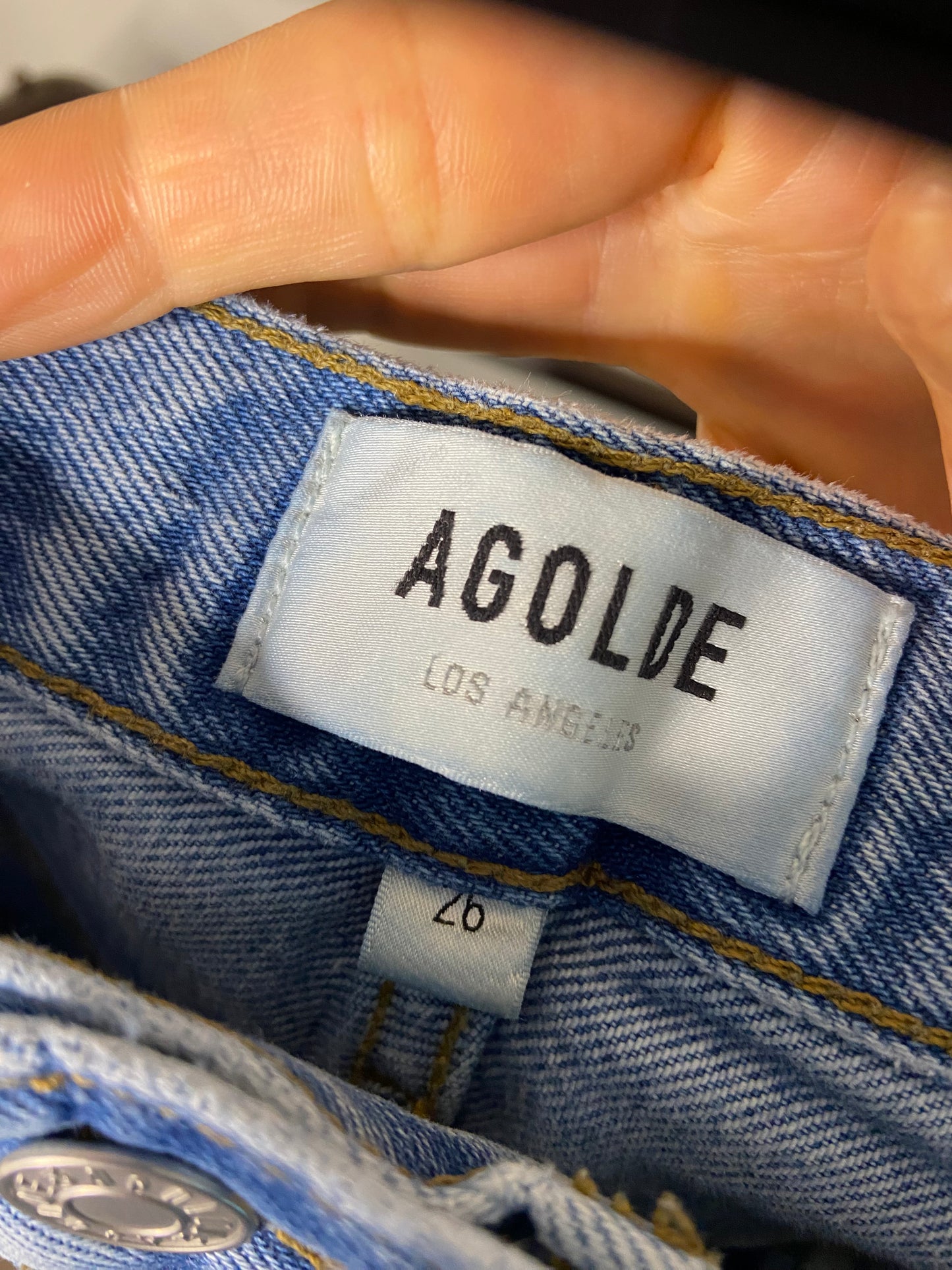 Agolde Dame Wide Leg Jeans size 26